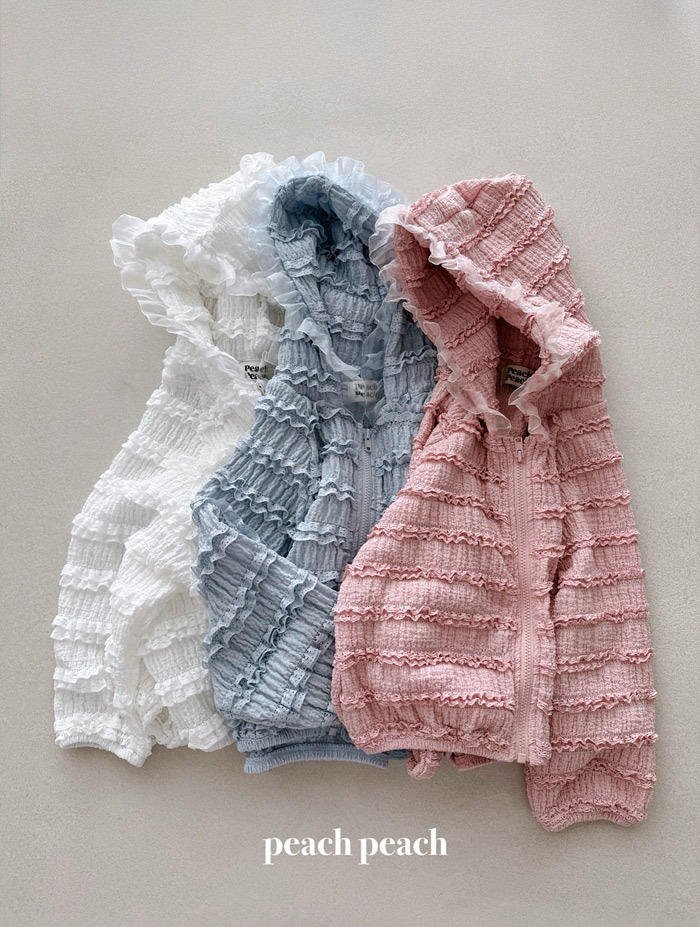 正韓春PEACHPEACH 三色夢幻花園連帽外套