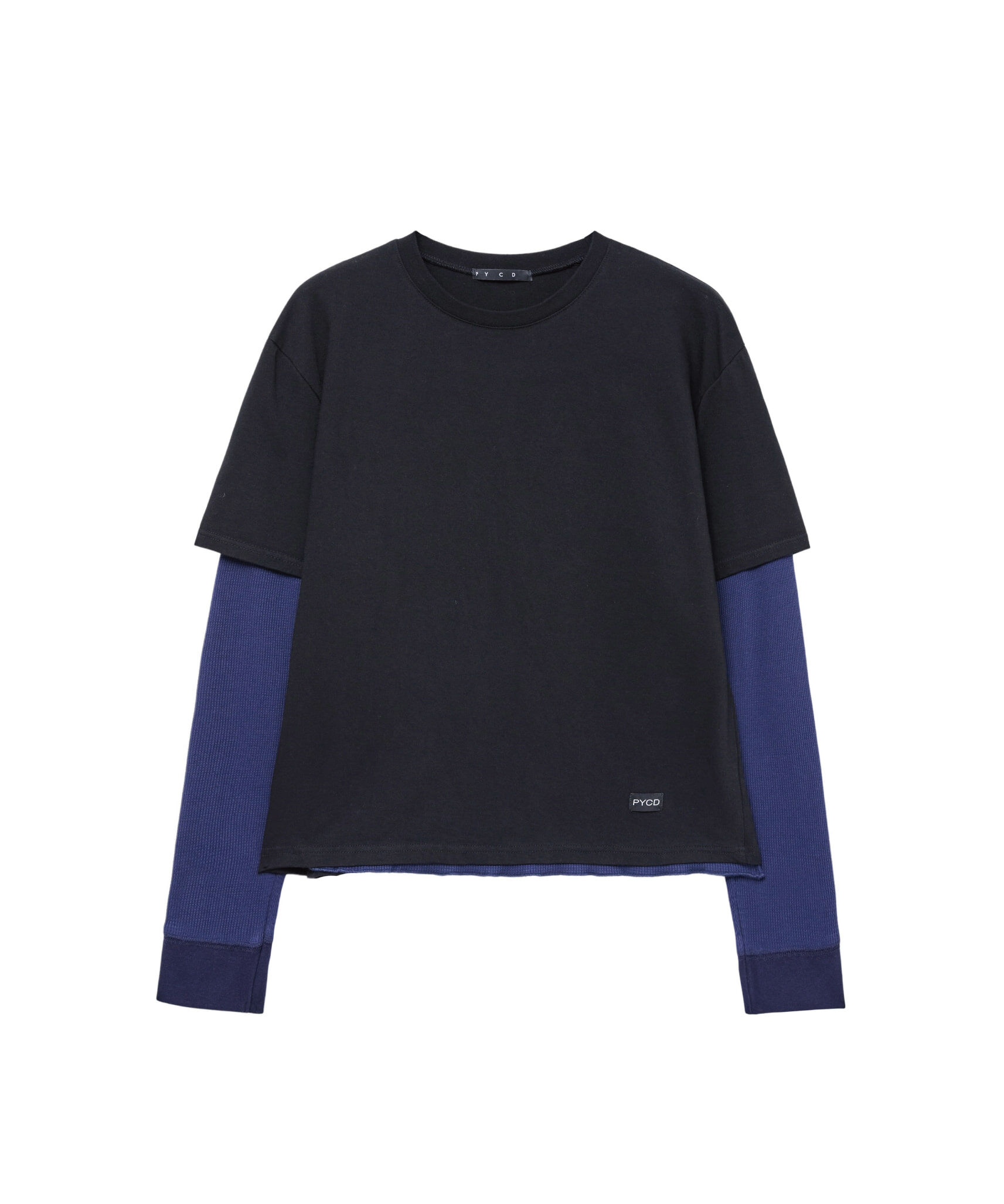 CHIN DOWN LAYERED TEE