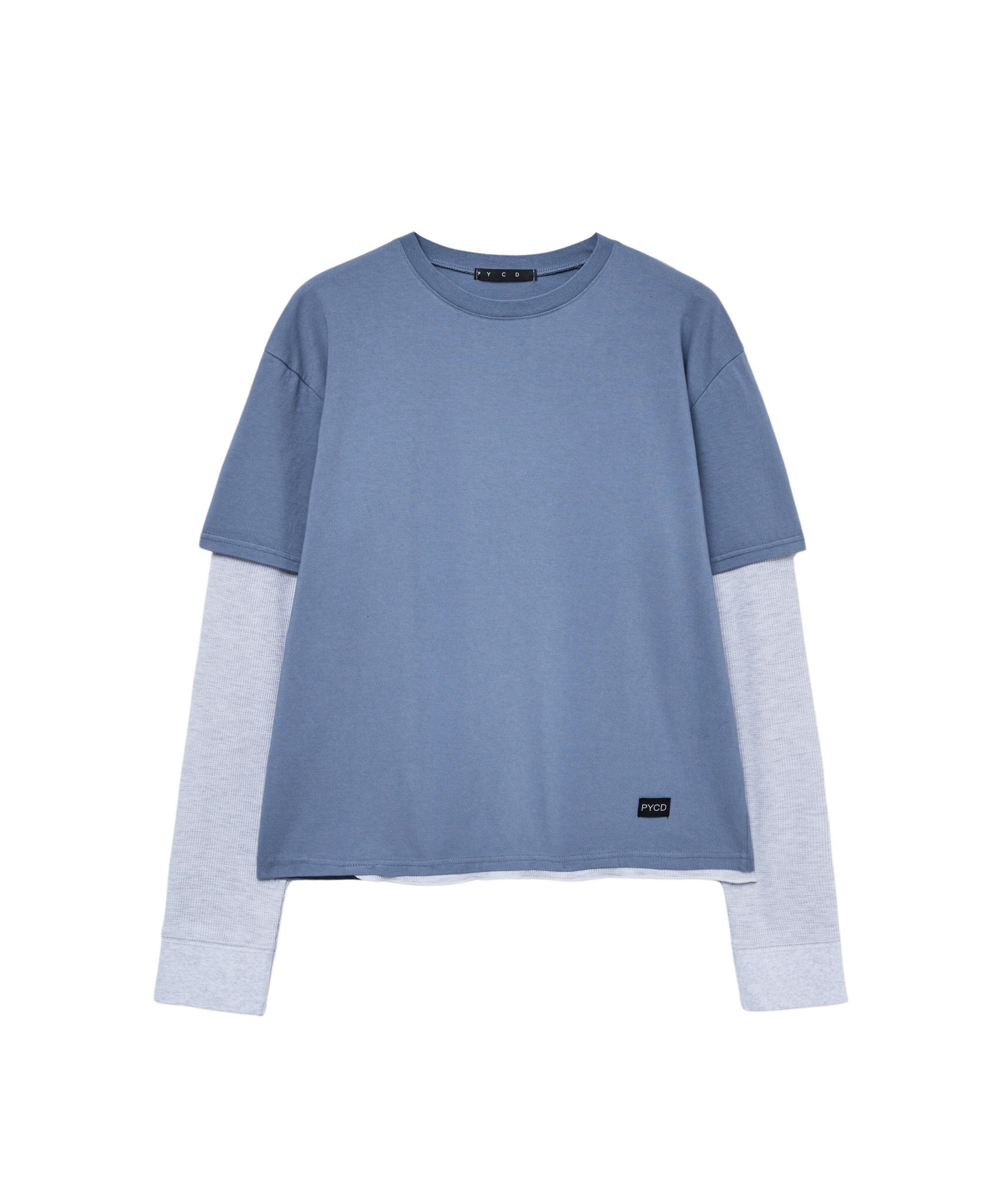 CHIN DOWN LAYERED TEE