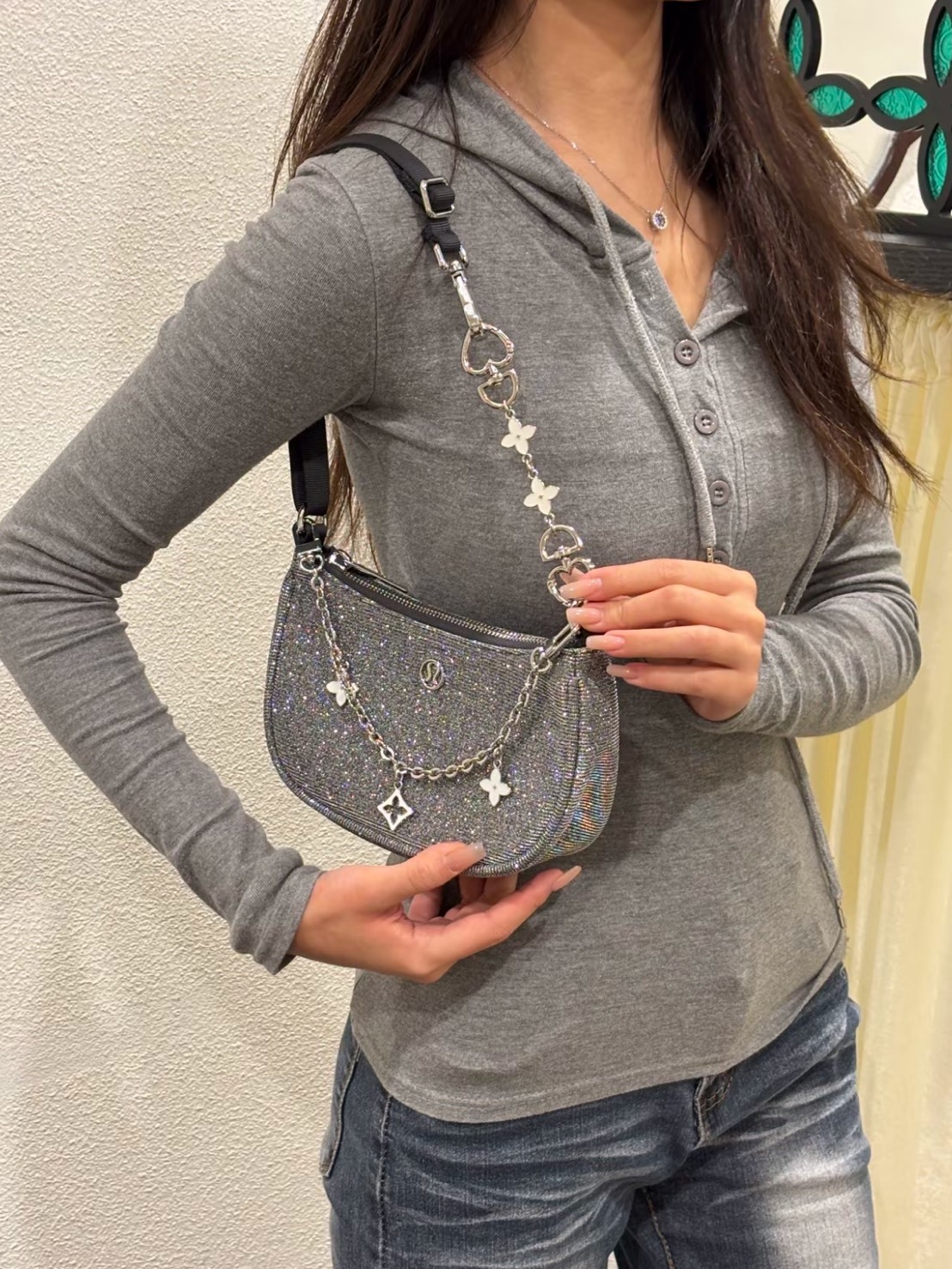 LULULEMON 閃鑽 腋下包 二色