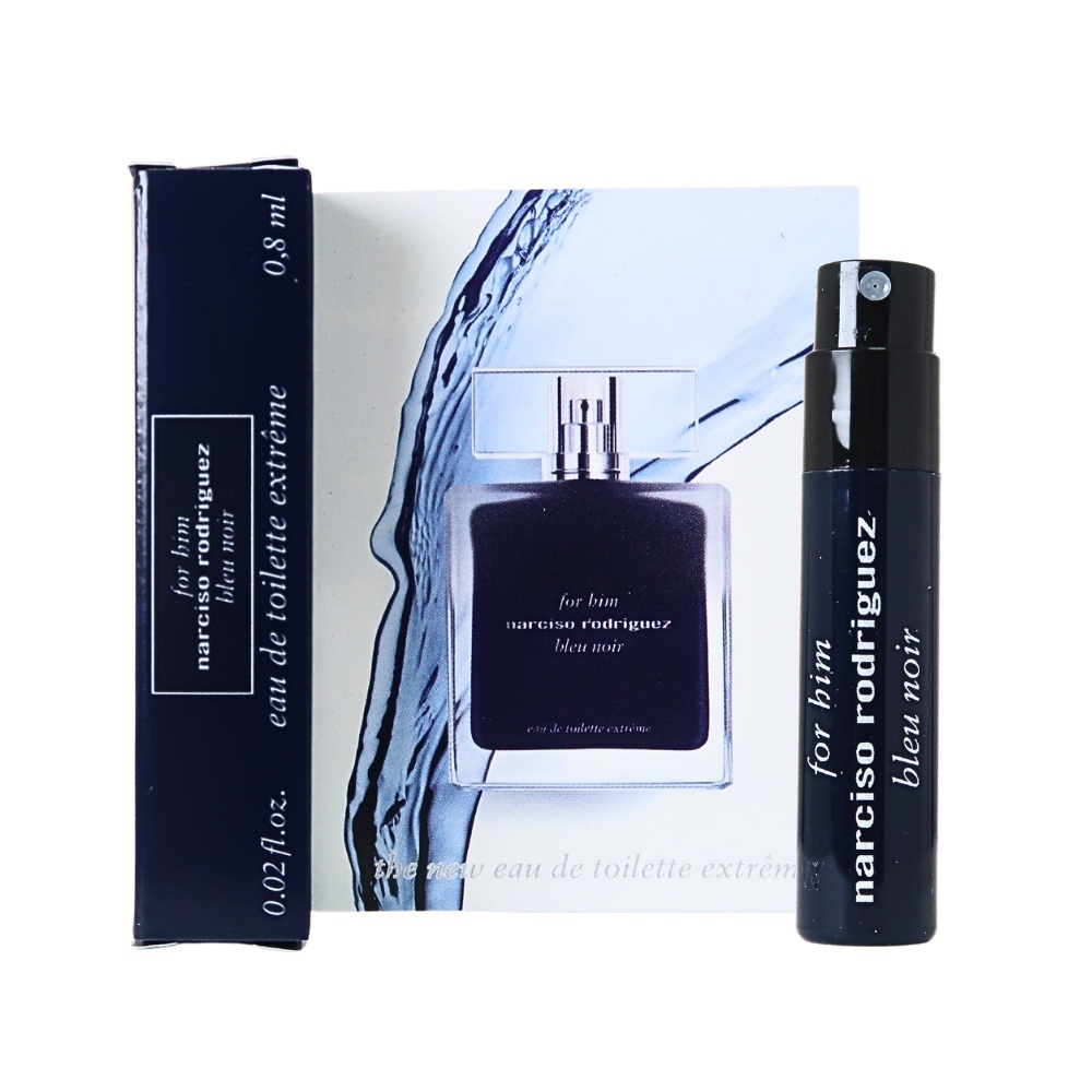 Narciso Rodriguez Bleu Noir Extreme 極致紳藍男性淡香水 EDT 0.8ml