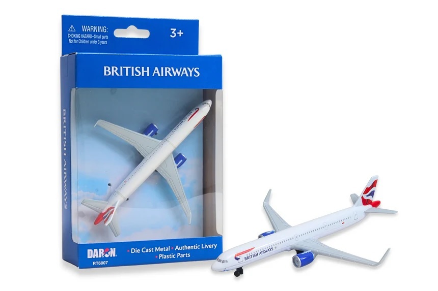 英國航空 A321單架玩具飛機