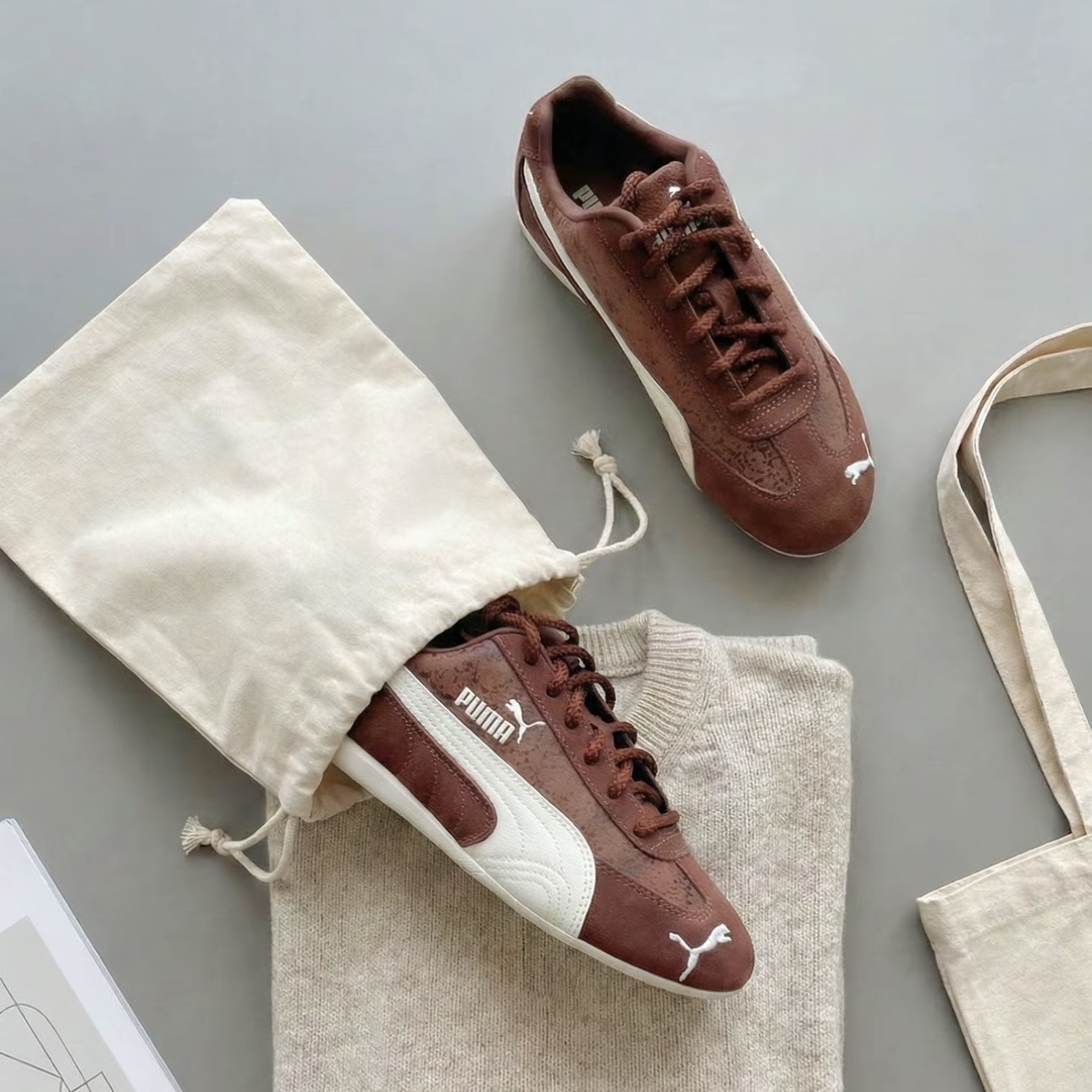 PUMA SPEEDCAT SHOE-PER SWEET 可可碎片 情人節限定 賽車鞋 女鞋 406675-01