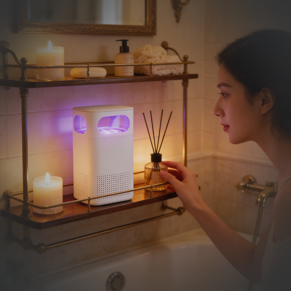 韓國JK 新款USB光觸媒滅蚊燈物理家用臥室光觸媒滅蚊器 J0608