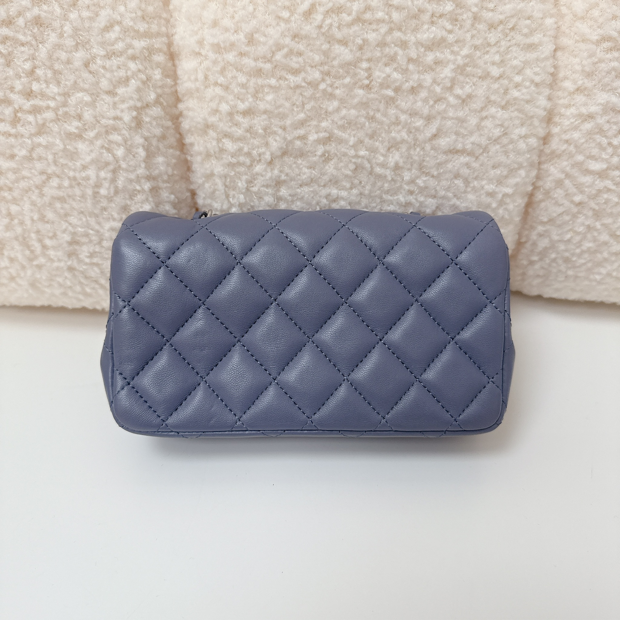 Chanel Flap Bag 17cm - Purple / Shw