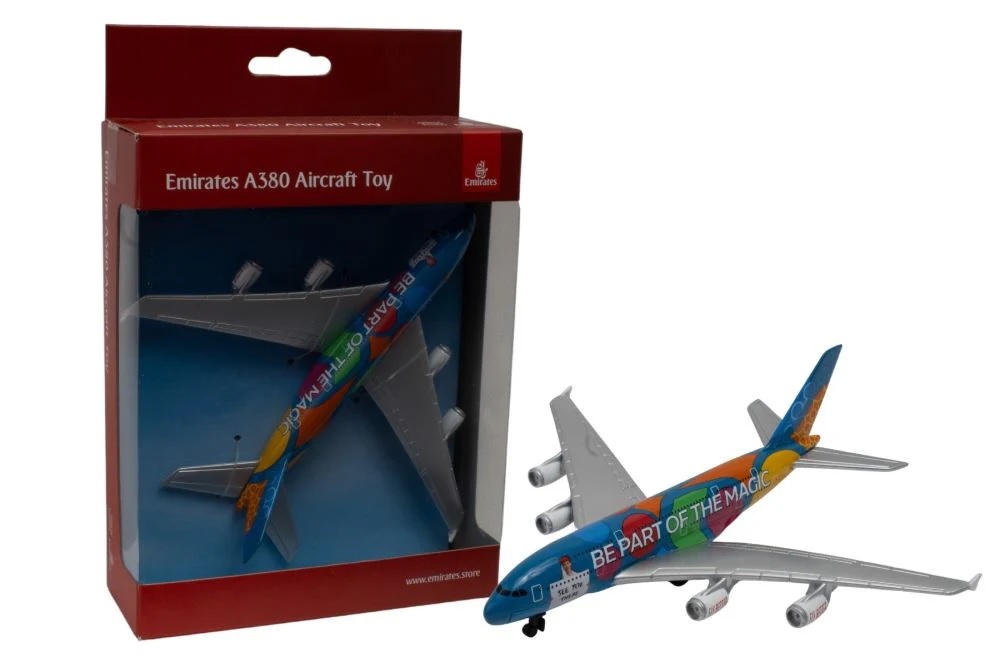 阿聯酋航空 A380 魔術Magic of Dubai彩繪單架飛機玩具
