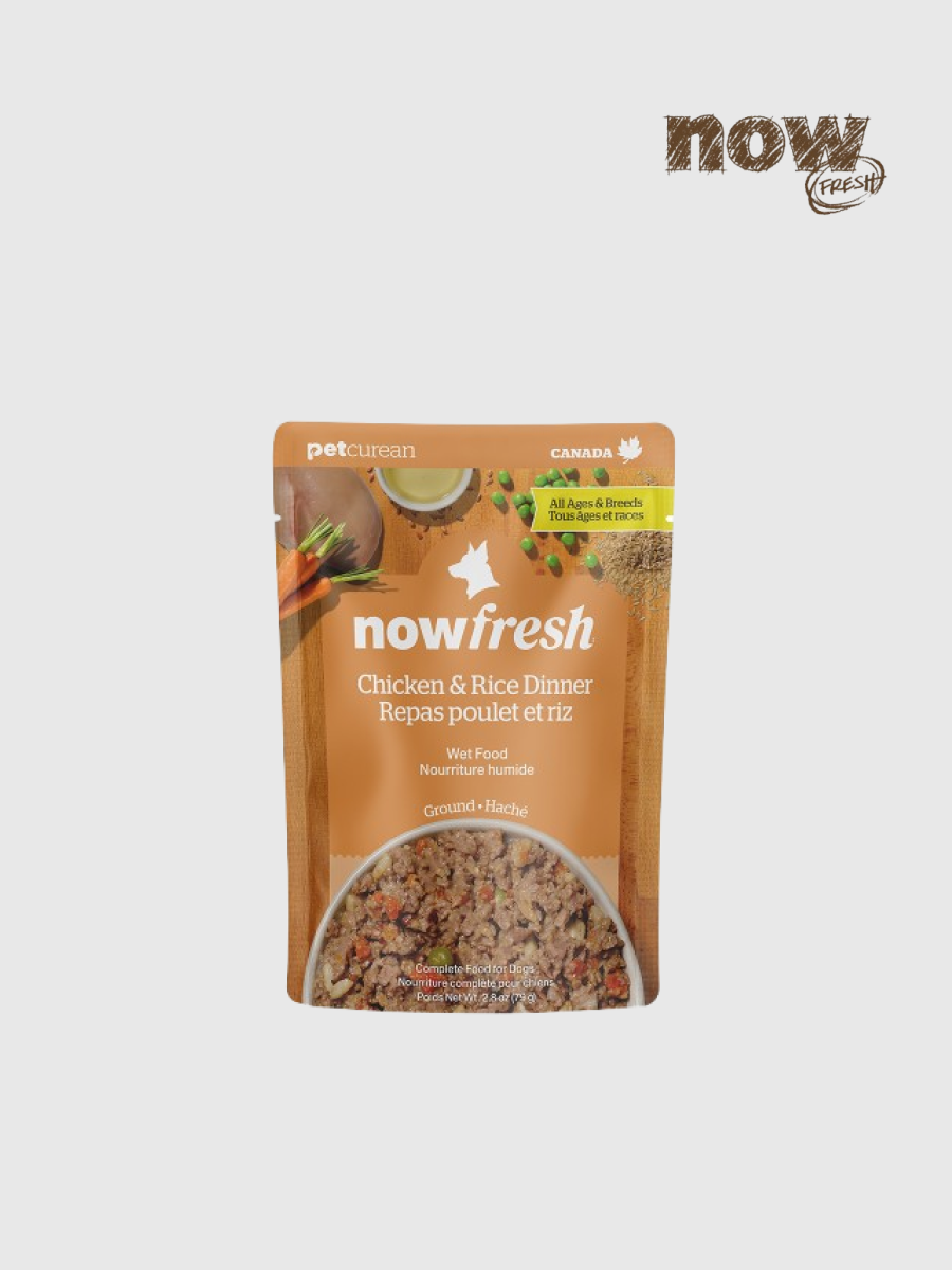 【NOW】狗狗鮮食餐包｜品燉雞肉炊飯
