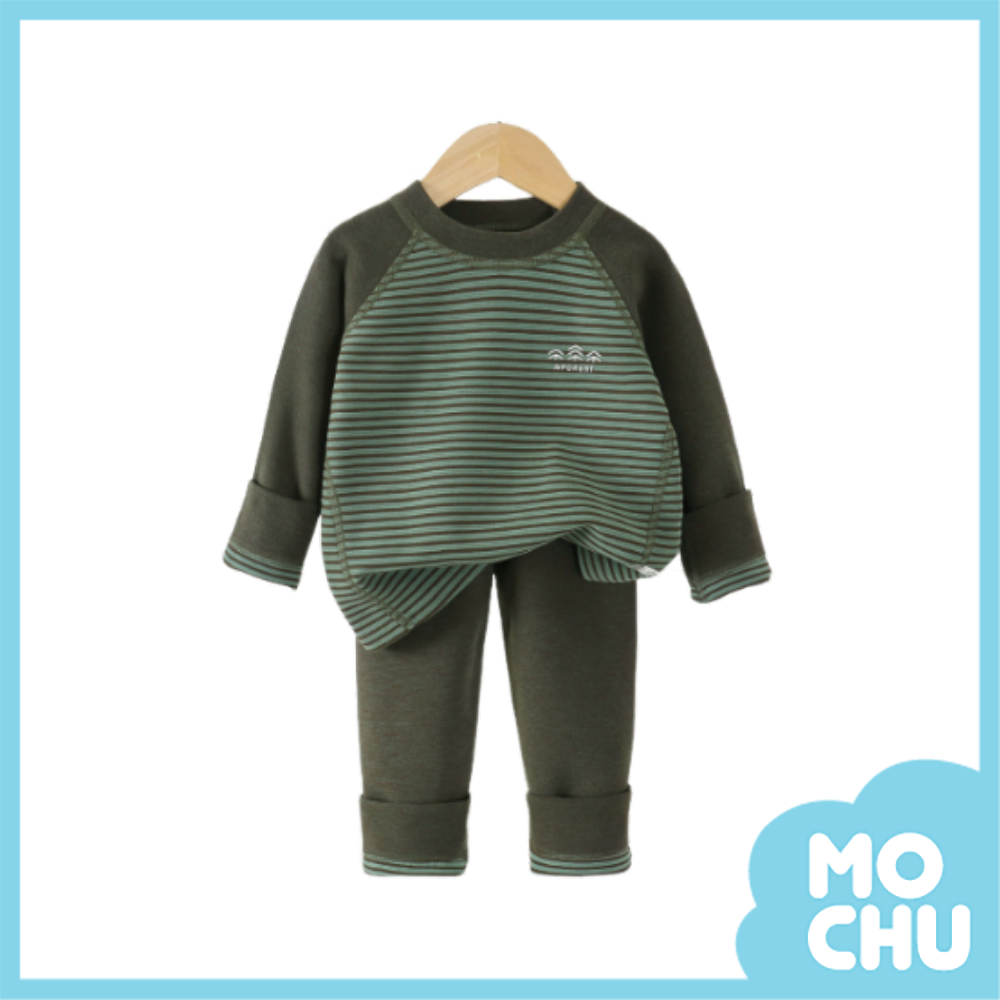 拼接羊毛蠶絲德絨套裝(四色)