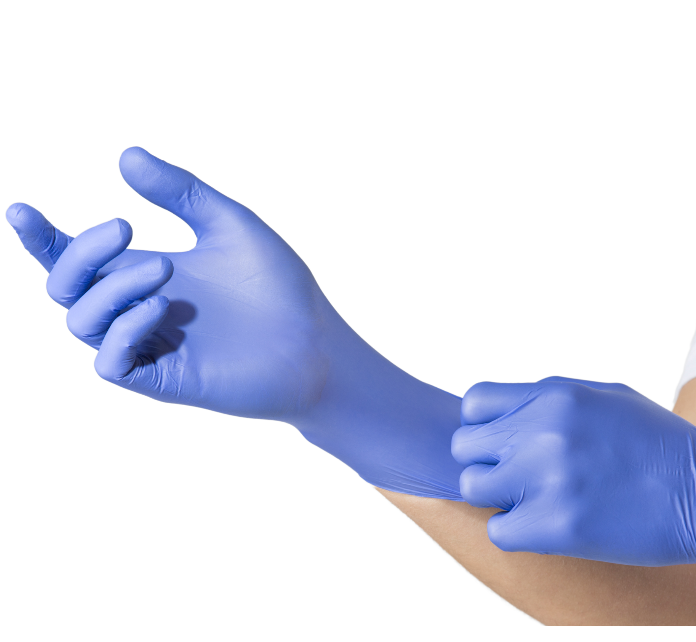 美德醫療 MEDTECS 食安級NBR丁腈手套 100入─淺紫色