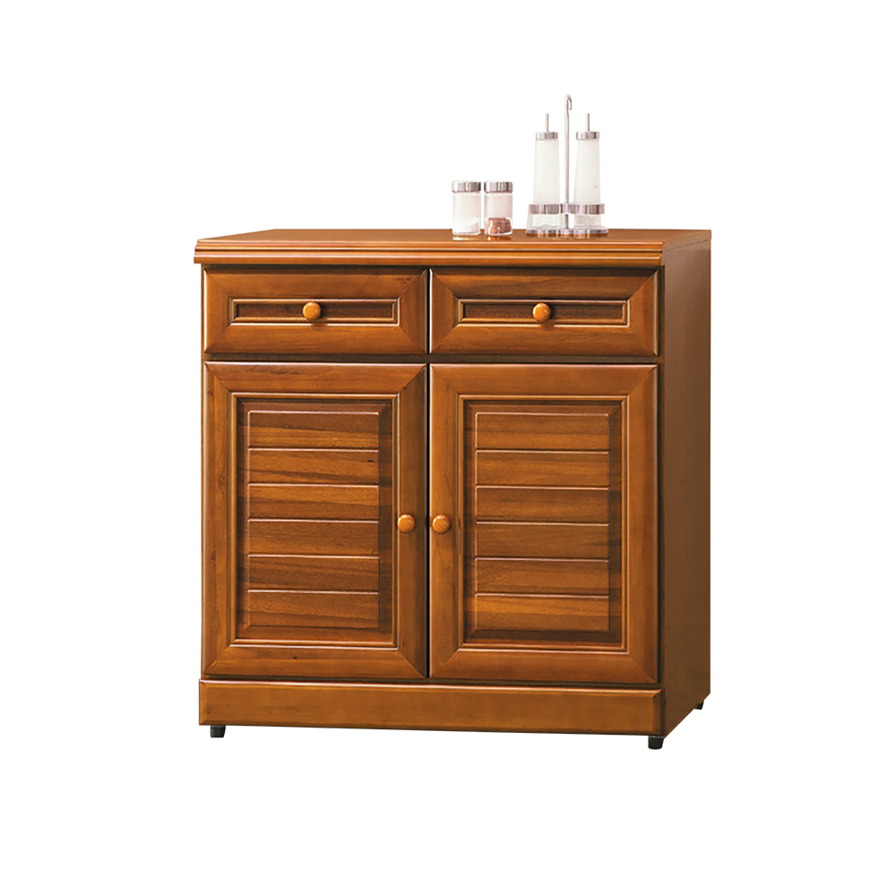 柏蒂家居-溫士頓2.7尺二門二抽餐櫃(下座)