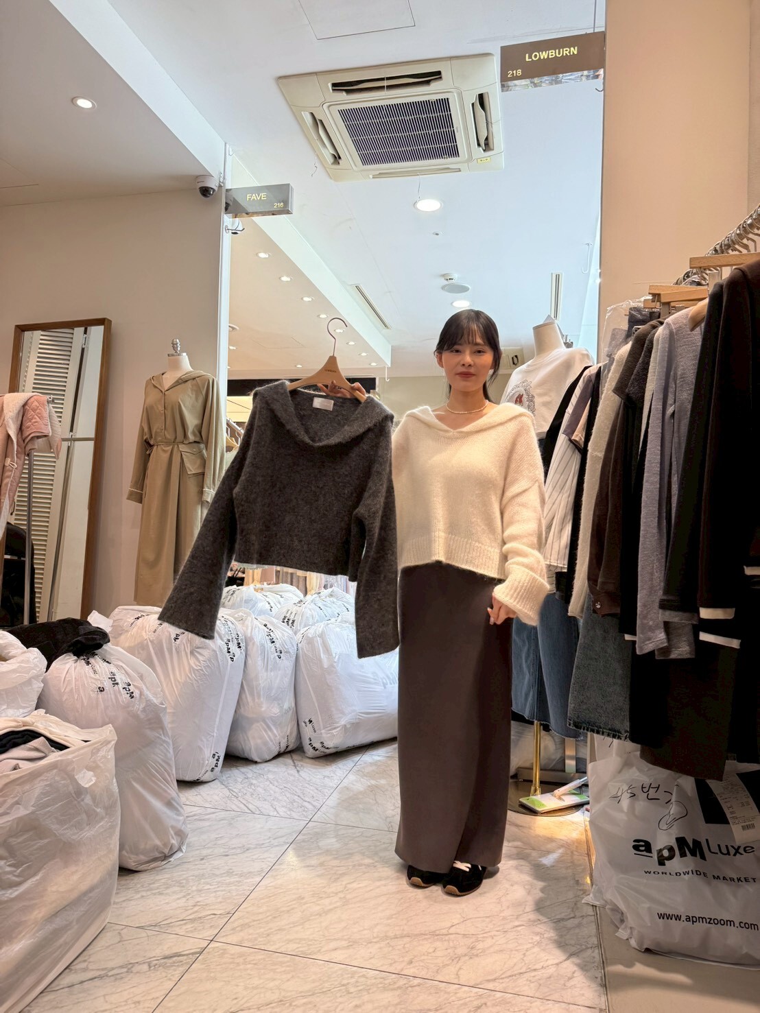 LN5502 水手領針織上衣 *特價* (充值購物金不適用)