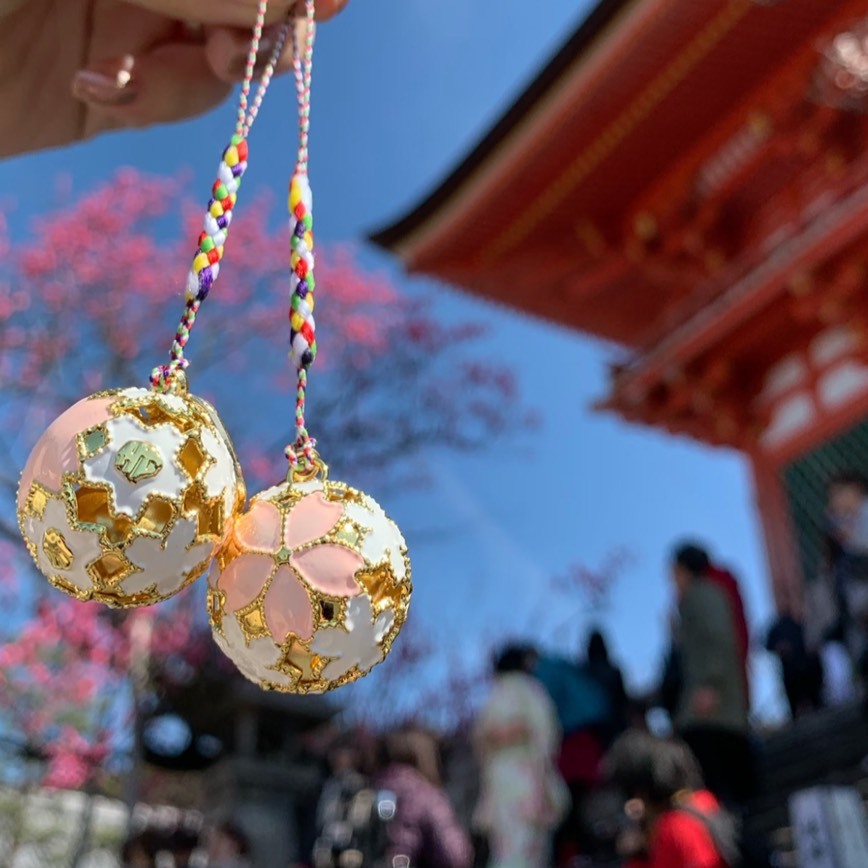 京都 清水寺 開運櫻花鈴鐺 🌸 開運御守
