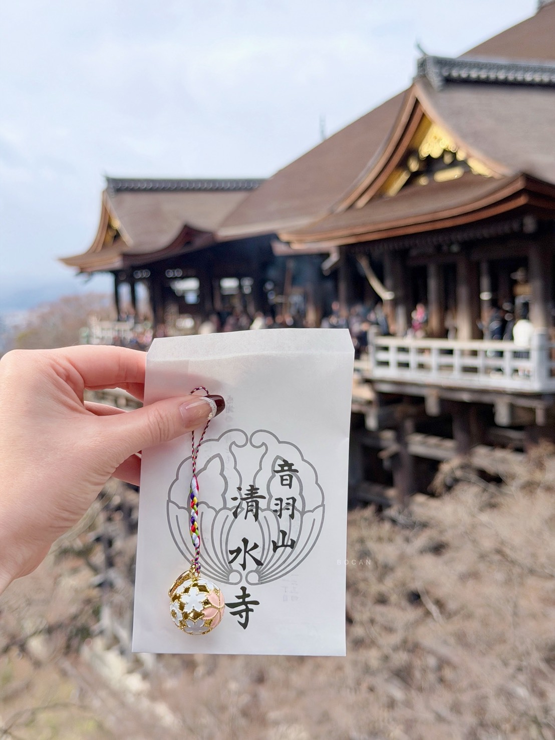 京都 清水寺 開運櫻花鈴鐺 🌸 開運御守