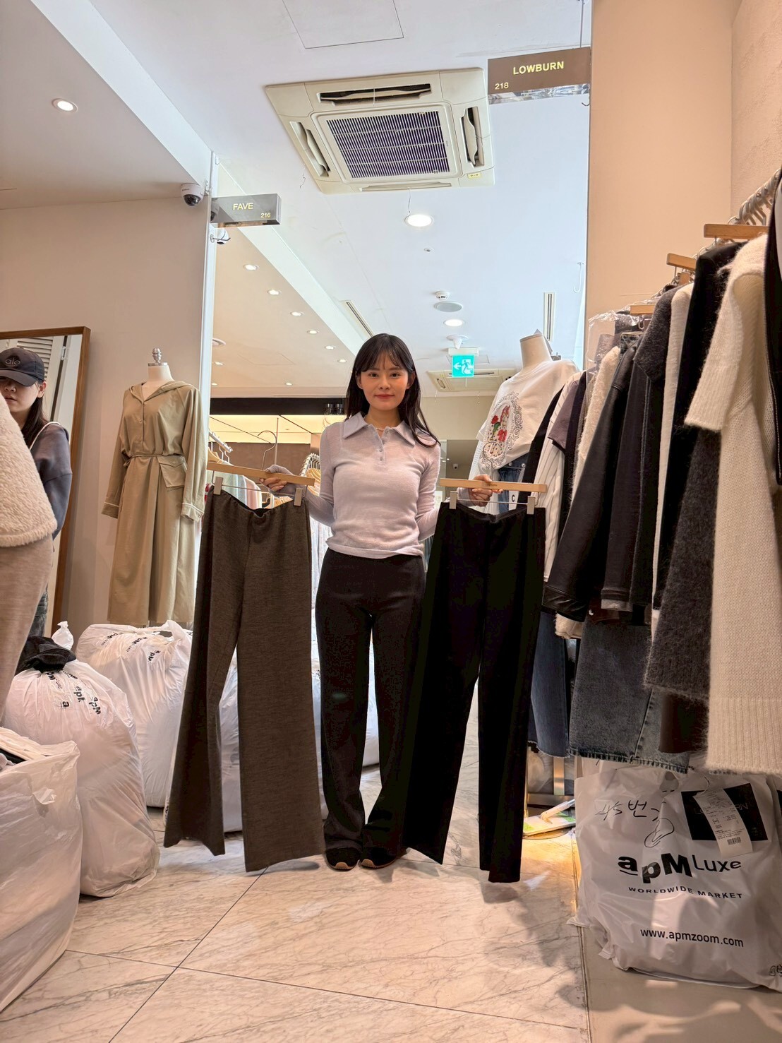 LN5506 全橡筋喇叭褲 *特價* (充值購物金不適用)