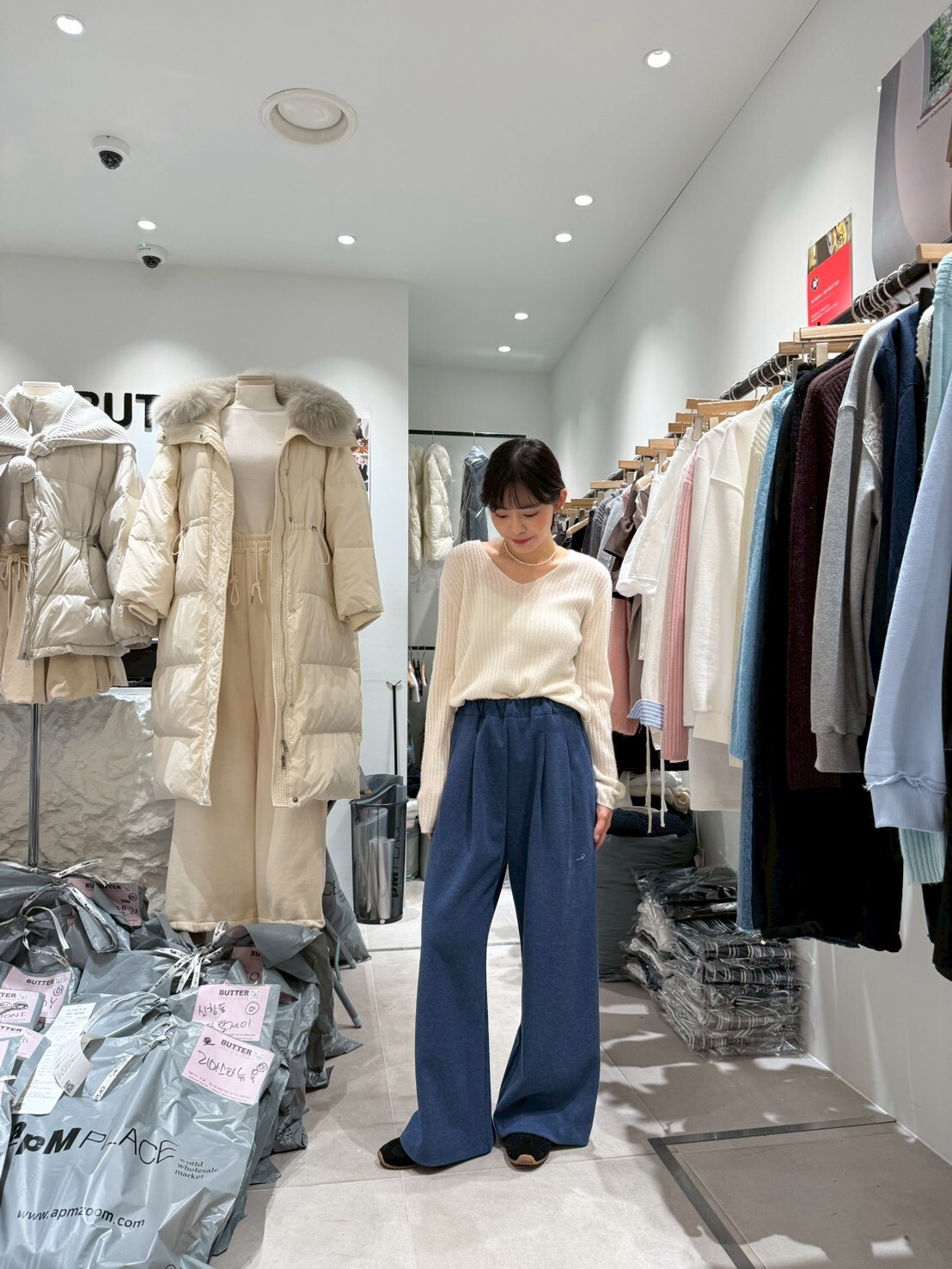 BU5509 牛仔款休閒闊褲 *特價* (充值購物金不適用)