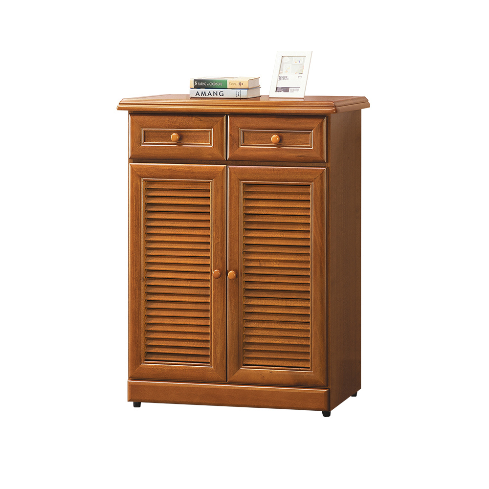 柏蒂家居-溫士頓2.7尺二門二抽鞋櫃