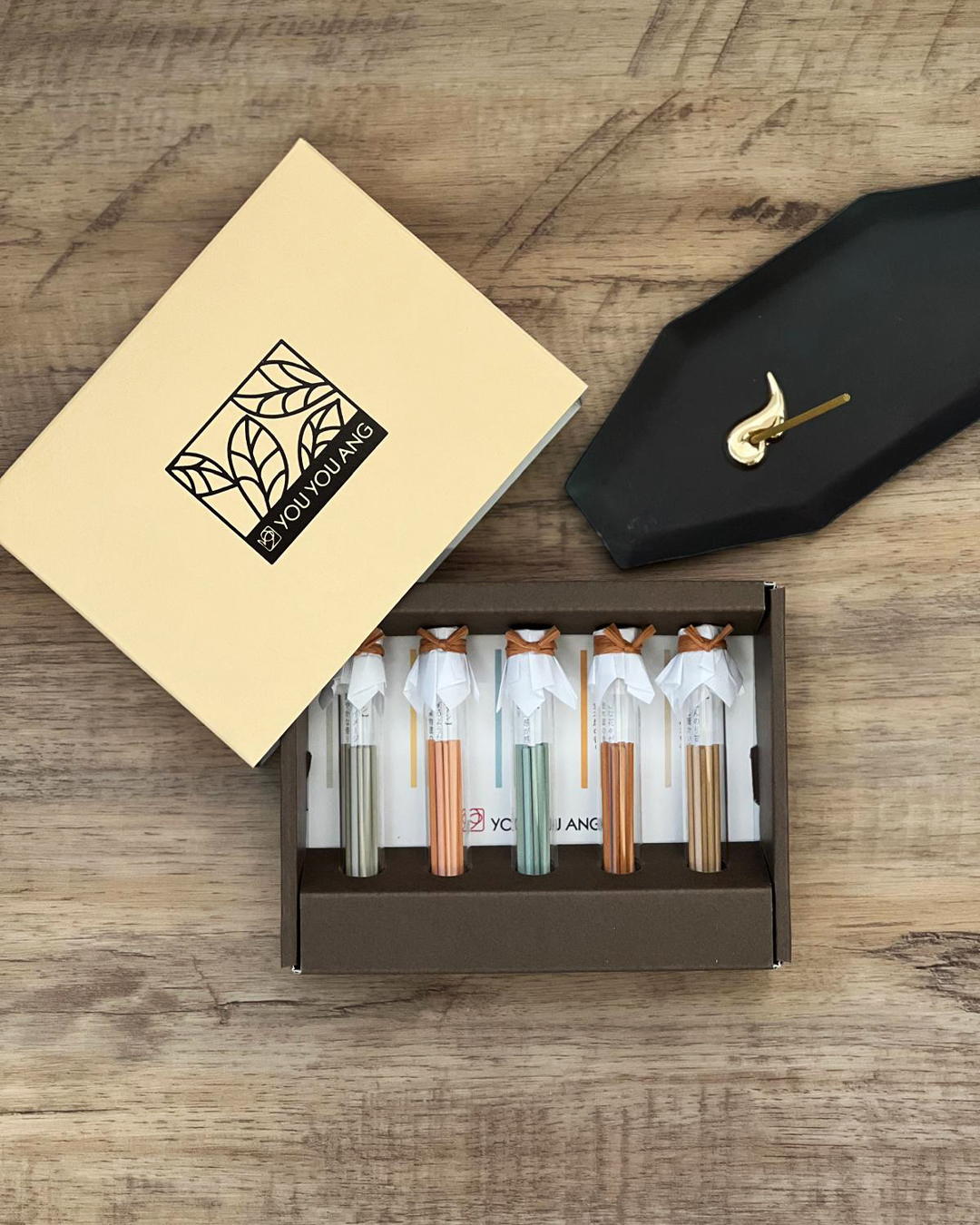 日本線香禮盒 清新茶香｜You You Ang