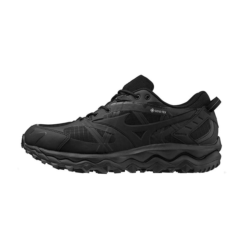 Mizuno Wave Mujin TL Gore-Tex "Triple Black" 美津濃 越野慢跑鞋 黑色 男鞋 D1GA237301 [台灣現貨]