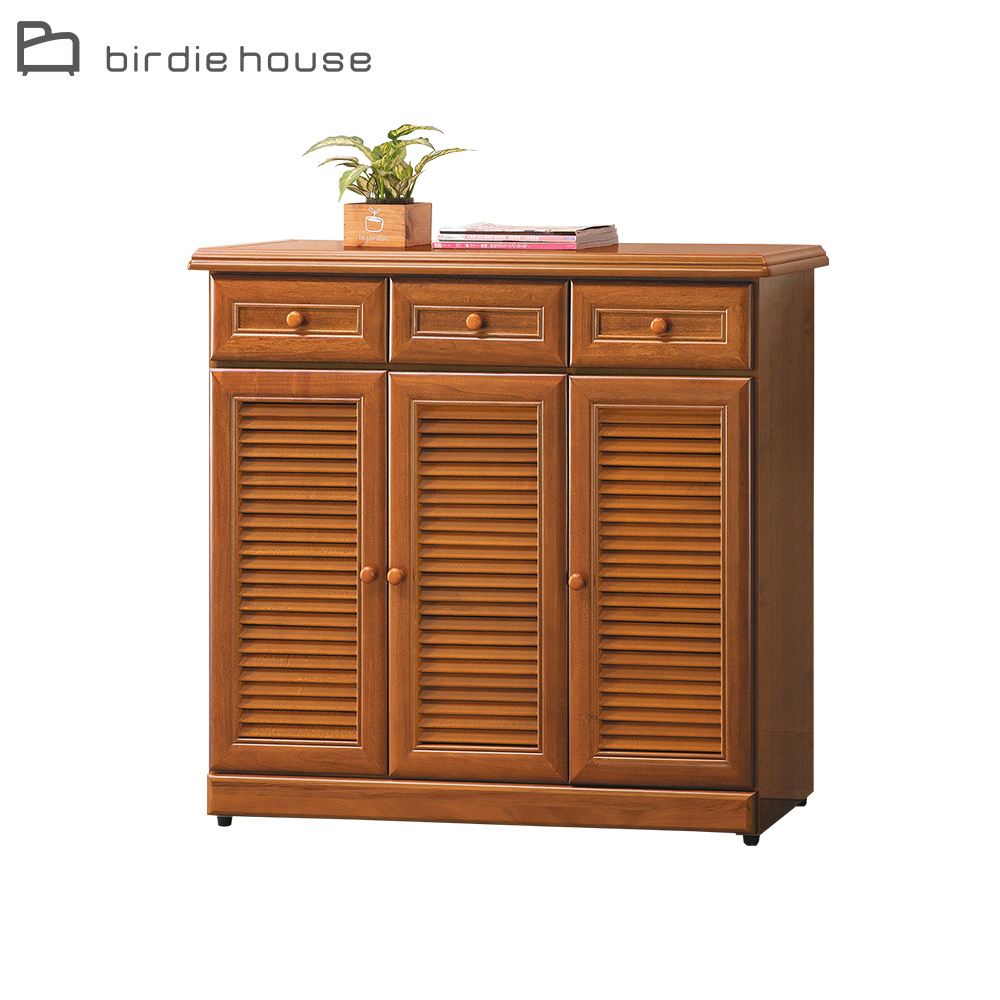 柏蒂家居-溫士頓3.9尺三門三抽鞋櫃