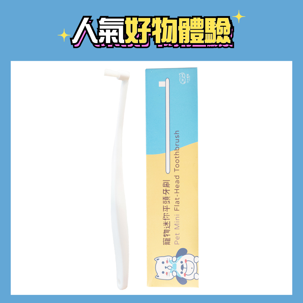 Pet Mini Flat-Head Toothbrush【Little poppet】