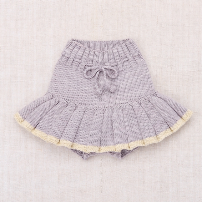 Misha & Puff 針織滾邊短褲裙 Skating Pond Skirt - Mist