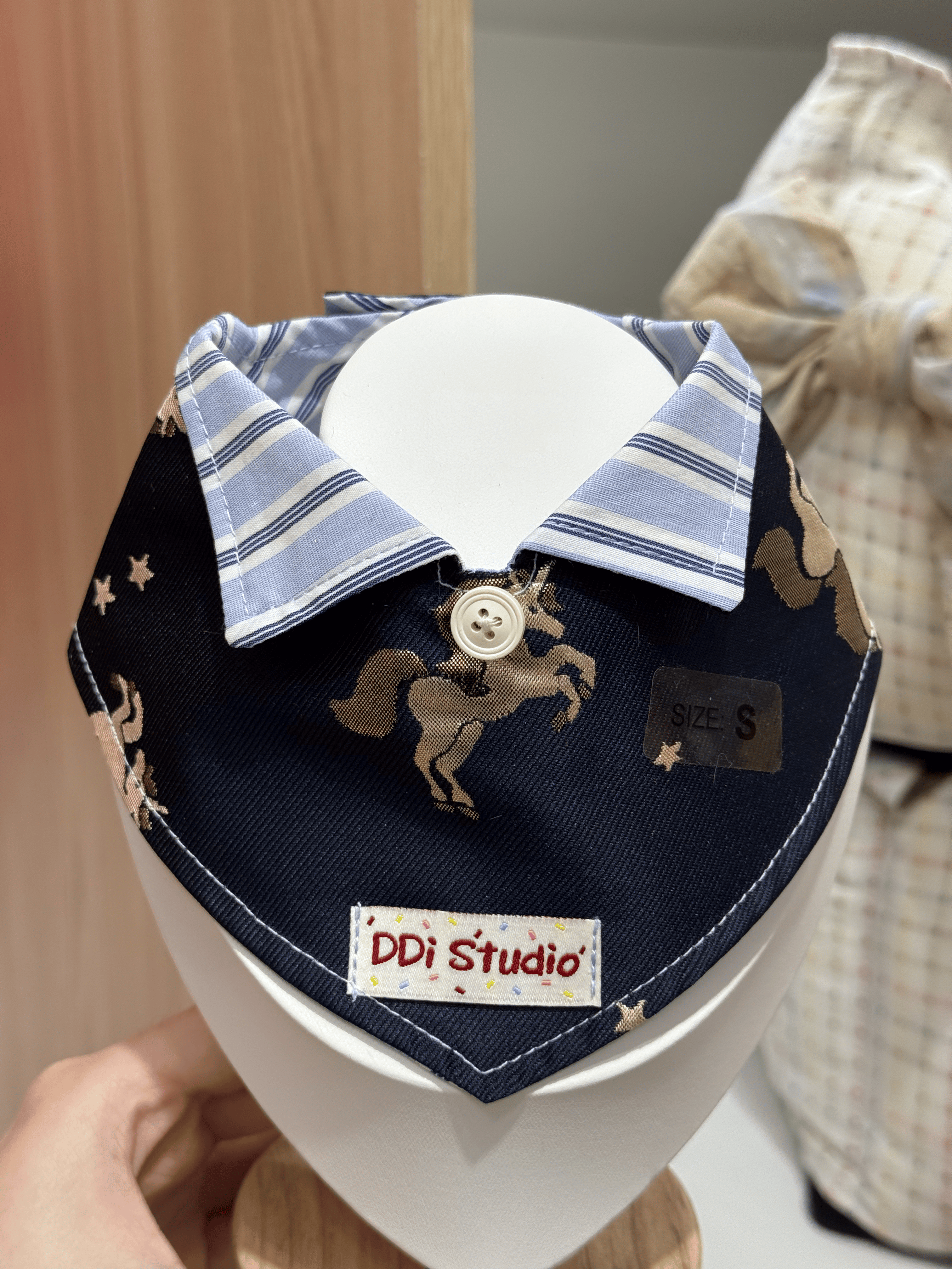 DDI STUDIO 男装领子 宠物口水巾