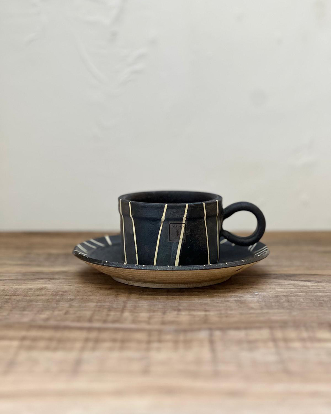 六魯 咖啡杯碟套裝 條紋｜Blut's