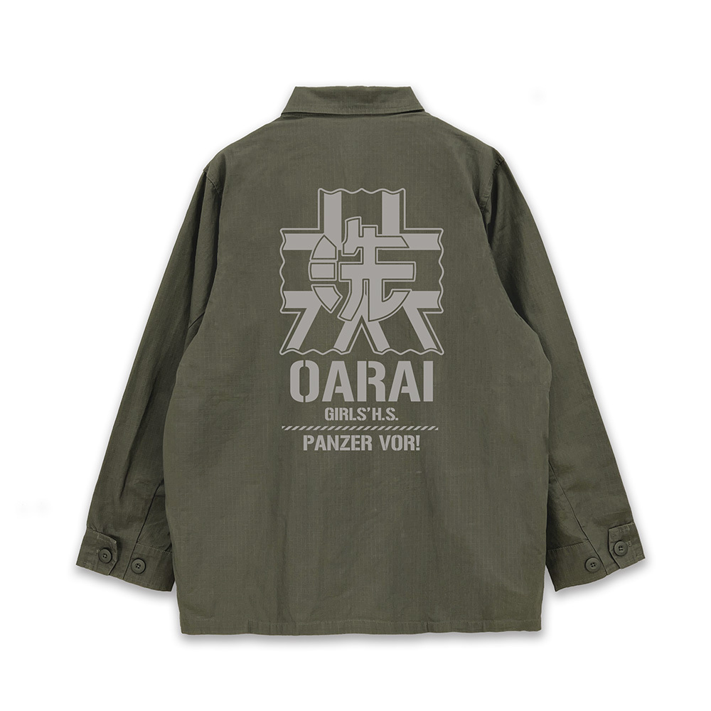 預購26/04 COSPA 少女與戰車大結局 大洗女 ver.2.0 苔綠Fatigue夾克M 0212