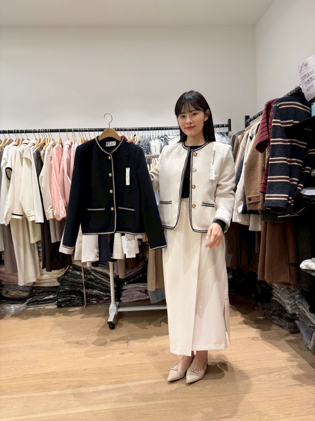 MN5511 縫線包邊小香外套 *特價* (充值購物金不適用)