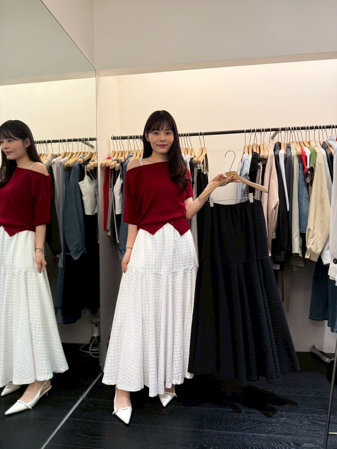 OB5425 仙女泡泡棉傘形半身裙 *特價* (優惠碼同充值購物金不適用)