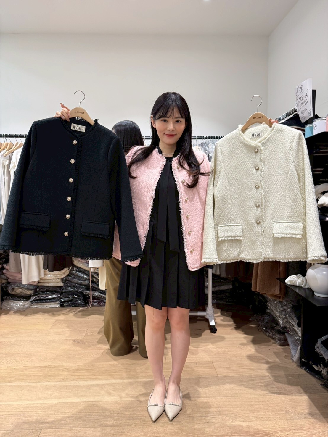 MN5427 小香風小流蘇外套 *特價* (優惠碼同充值購物金不適用)