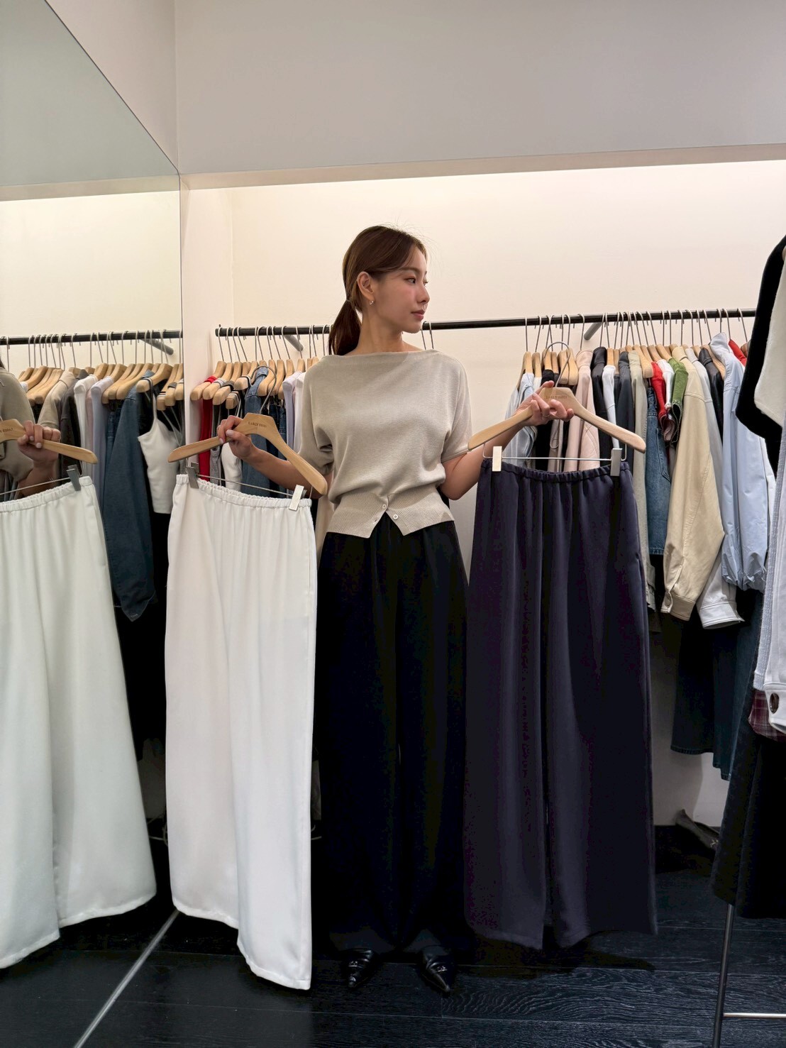 OB5506 飄逸長褲 *特價* (優惠碼同充值購物金不適用)