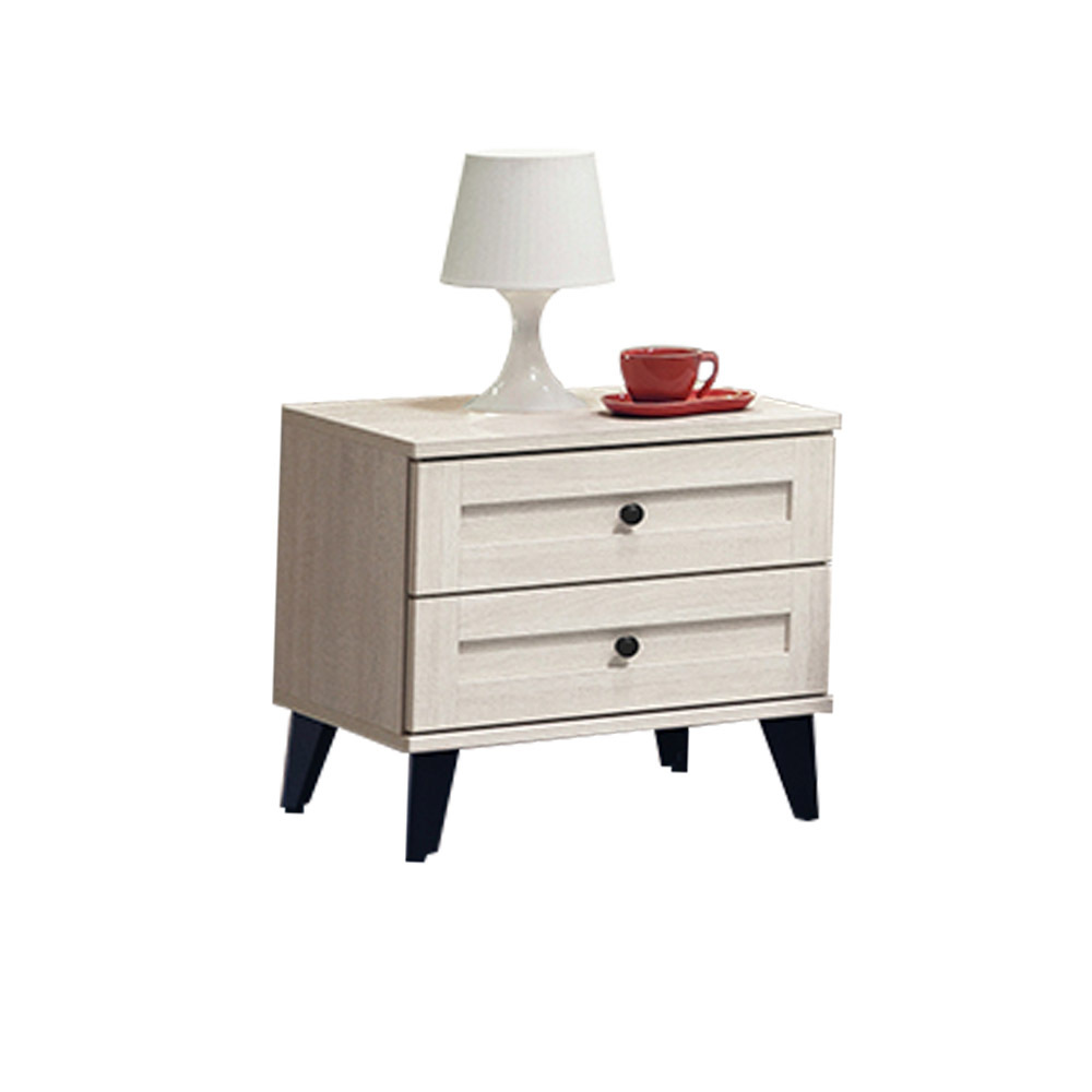 柏蒂家居-維恩1.6尺床頭櫃/二抽收納置物櫃