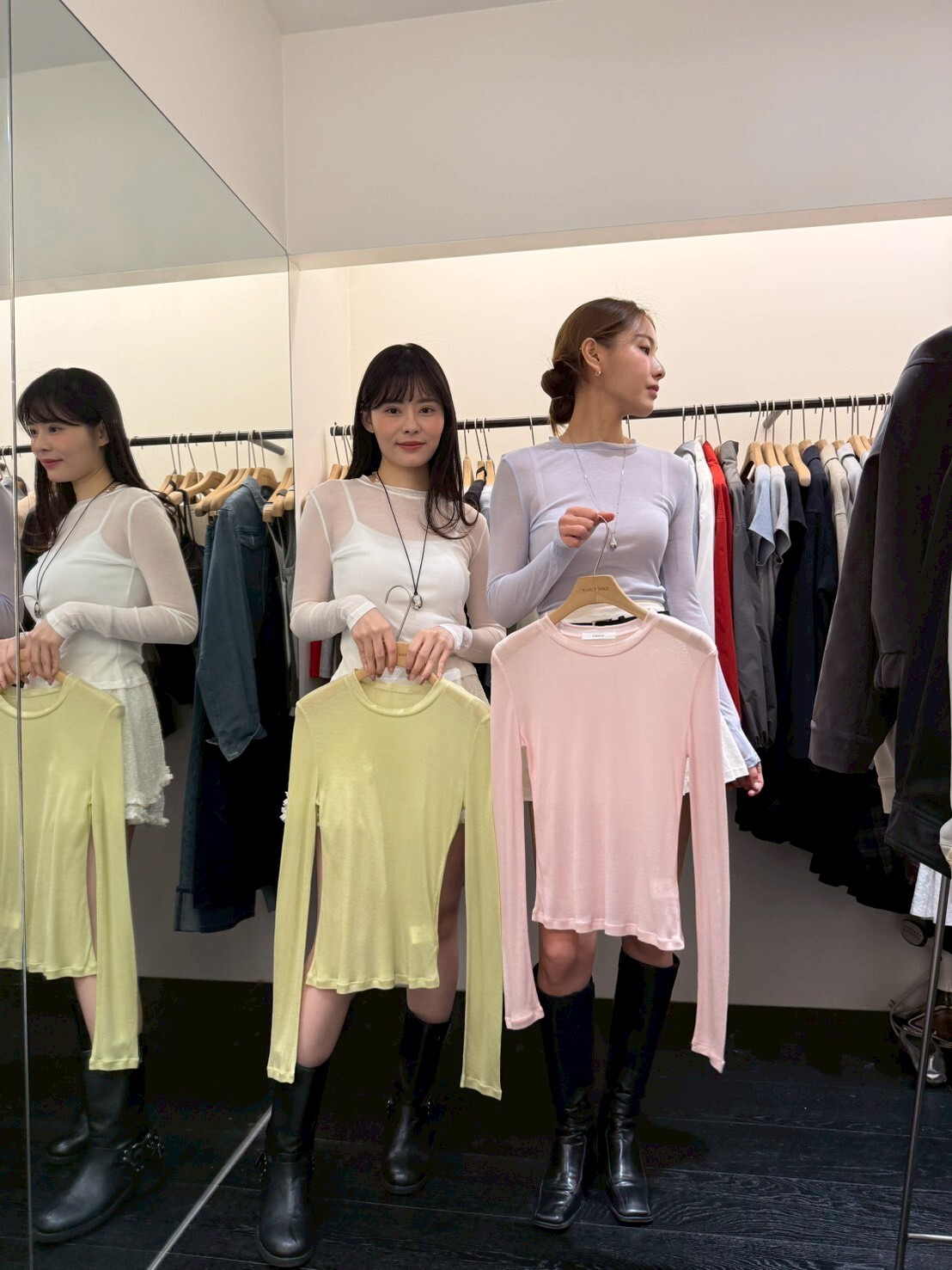 OB5515 微透薄紗感上衣 *特價* (優惠碼同充值購物金不適用)