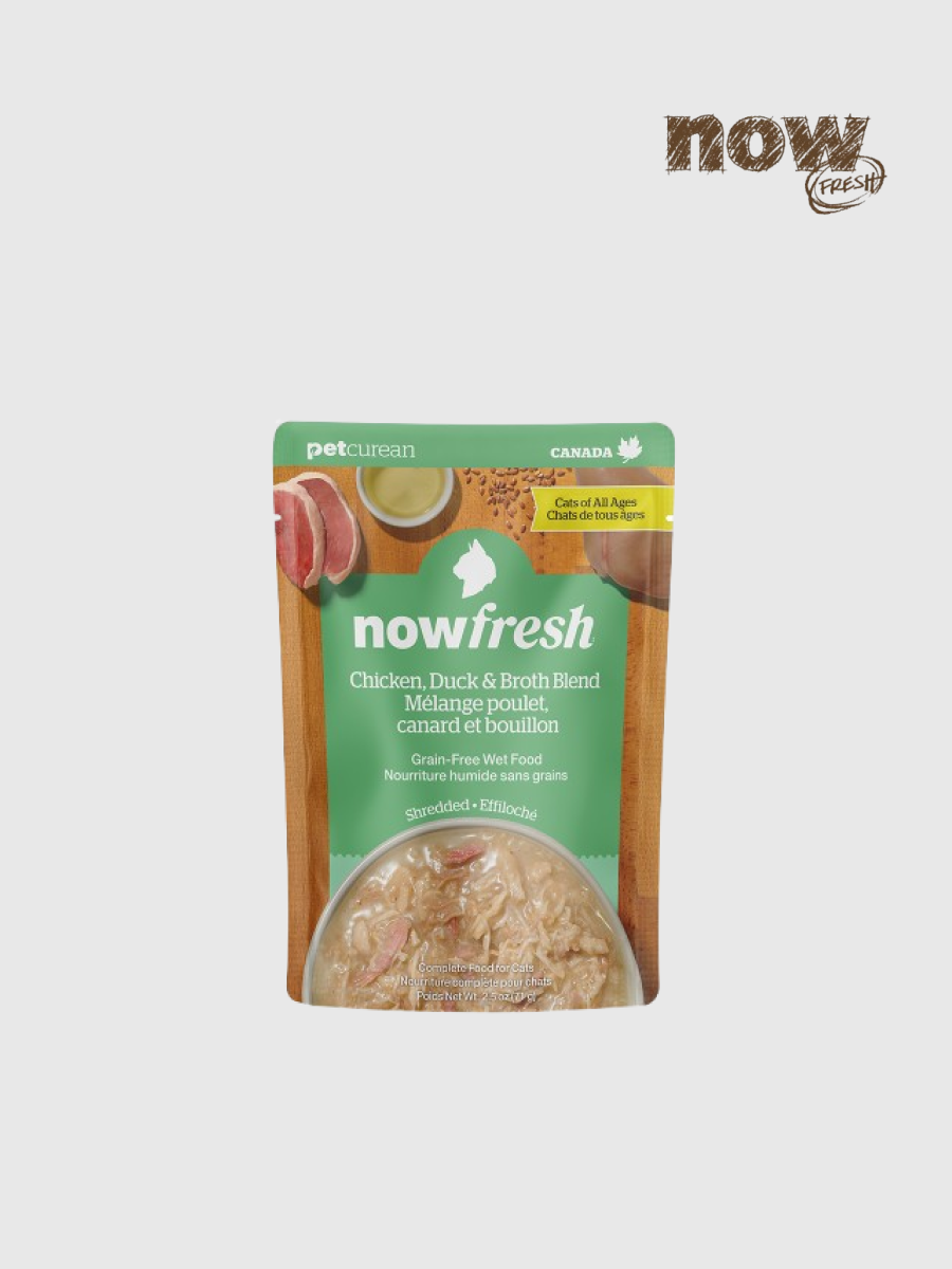 【NOW】貓咪主食餐包｜嫩絲無穀雞鴨