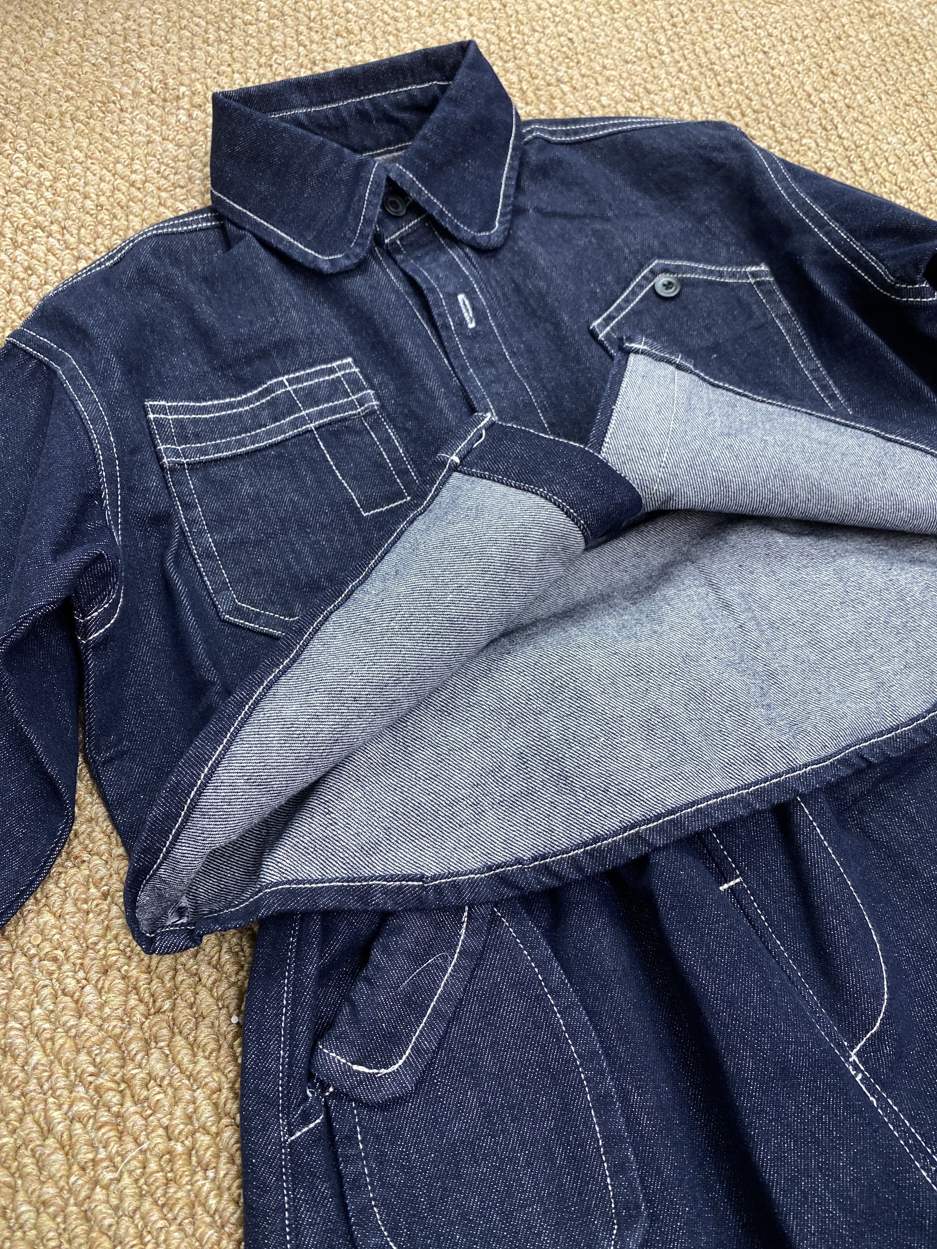 A04259造型口袋牛仔套裝(版偏大）