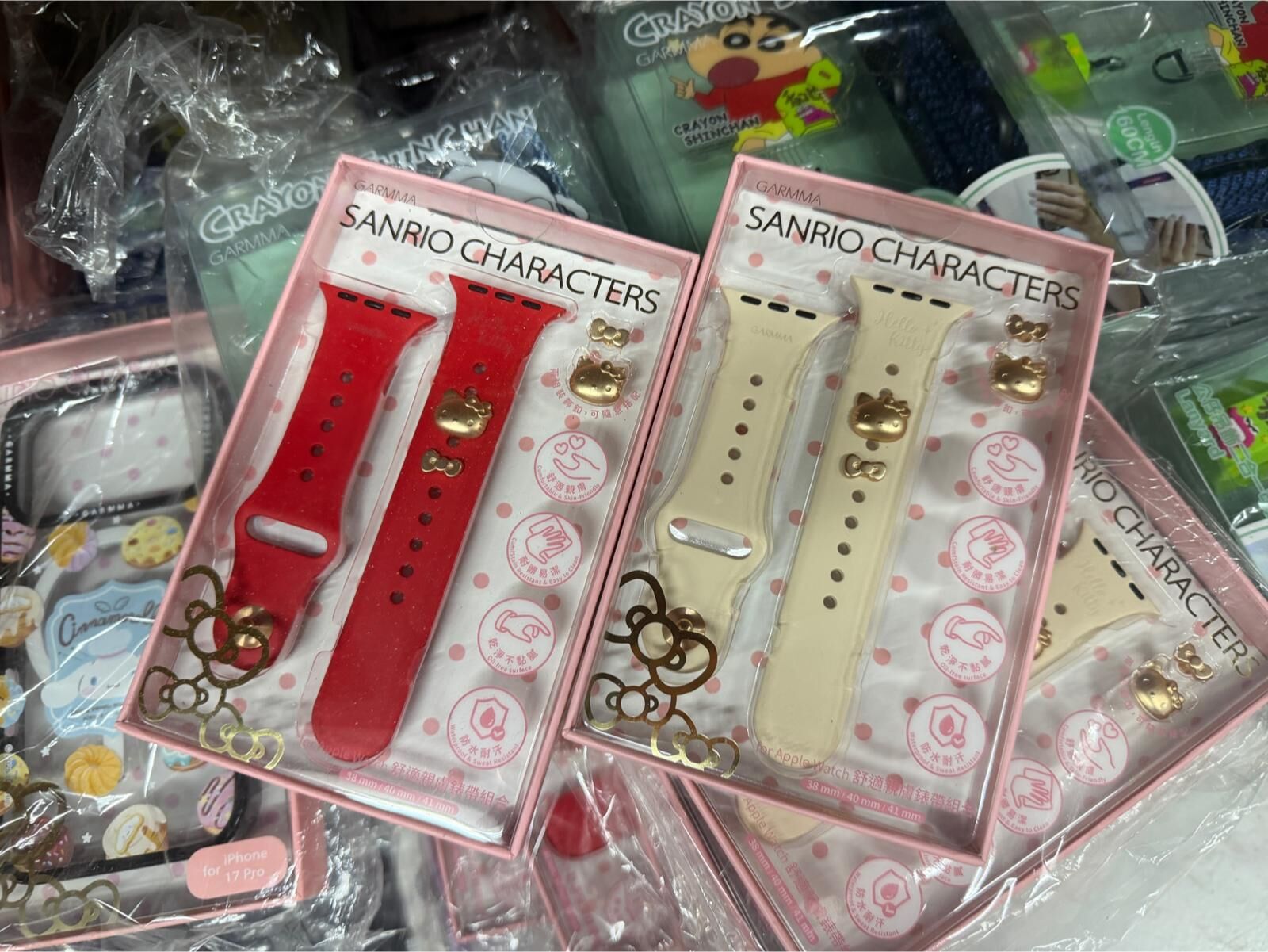 🟡Garmma x Sanrio系列 Hello Kitty for Apple Watc 舒適親膚錶帶組合 Z989  (15/2截單之後2-3星期寄出)