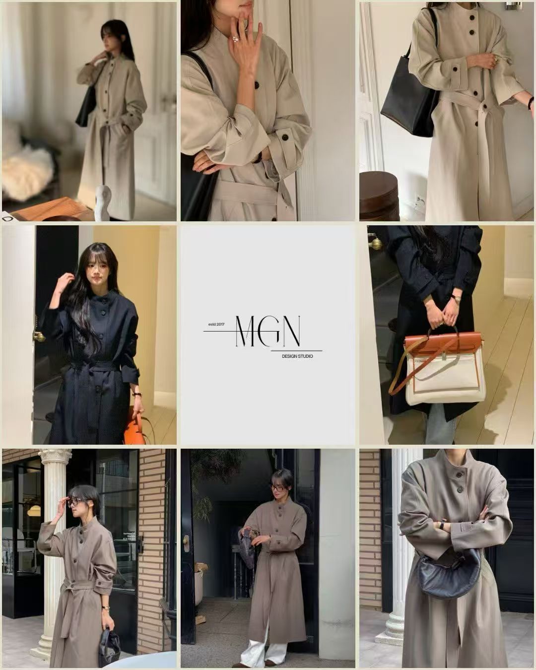 MN5517  法式長版外套 *特價* (充值購物金不適用)