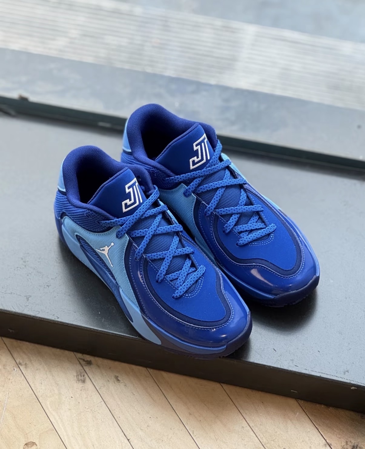 男鞋 NIKE JORDAN TATUM 4 PF 'Blue Print' 藍色 氣墊 緩震 實戰鞋 籃球鞋【HQ4613-401】