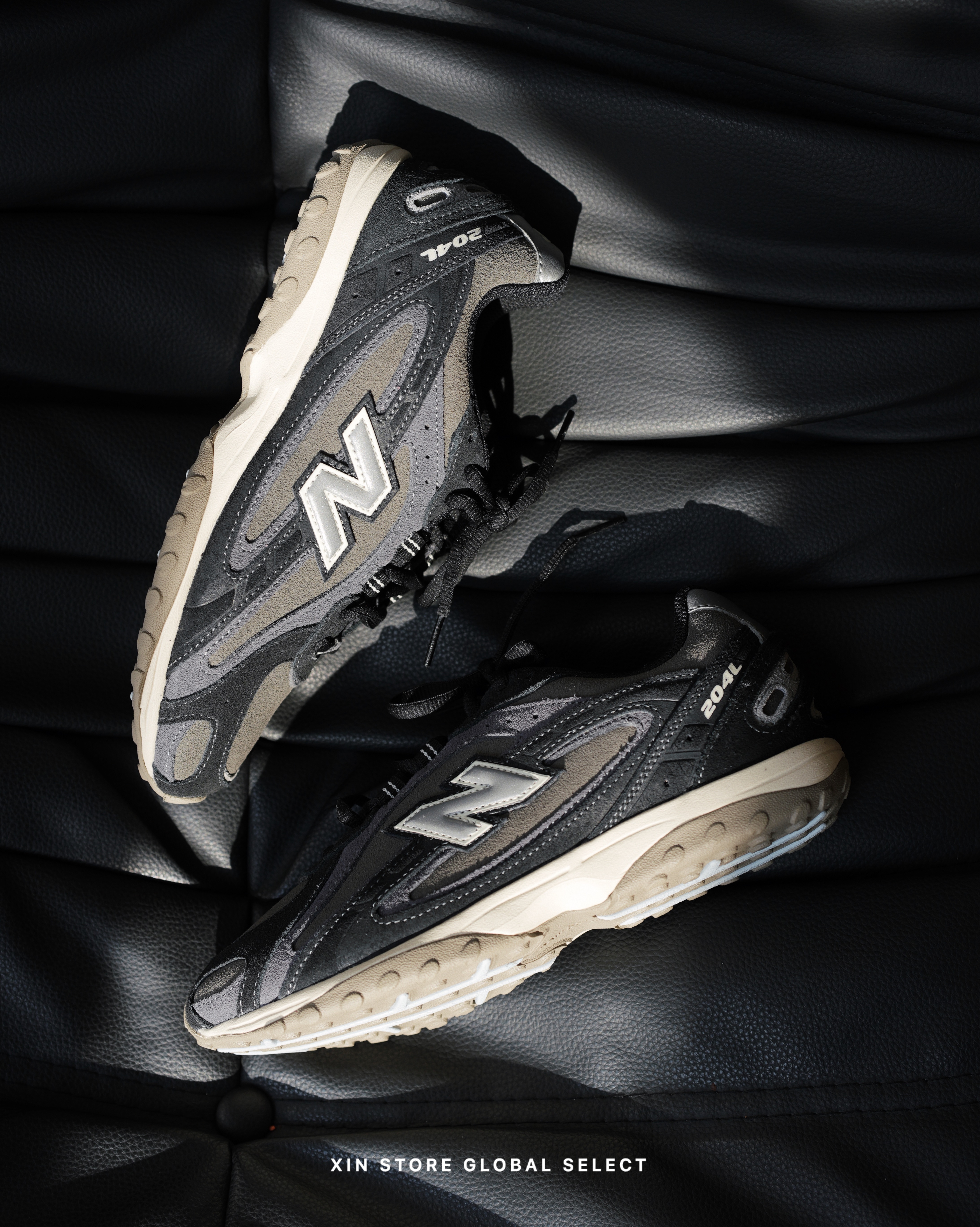New Balance NB 204L 復古 麂皮 黑灰