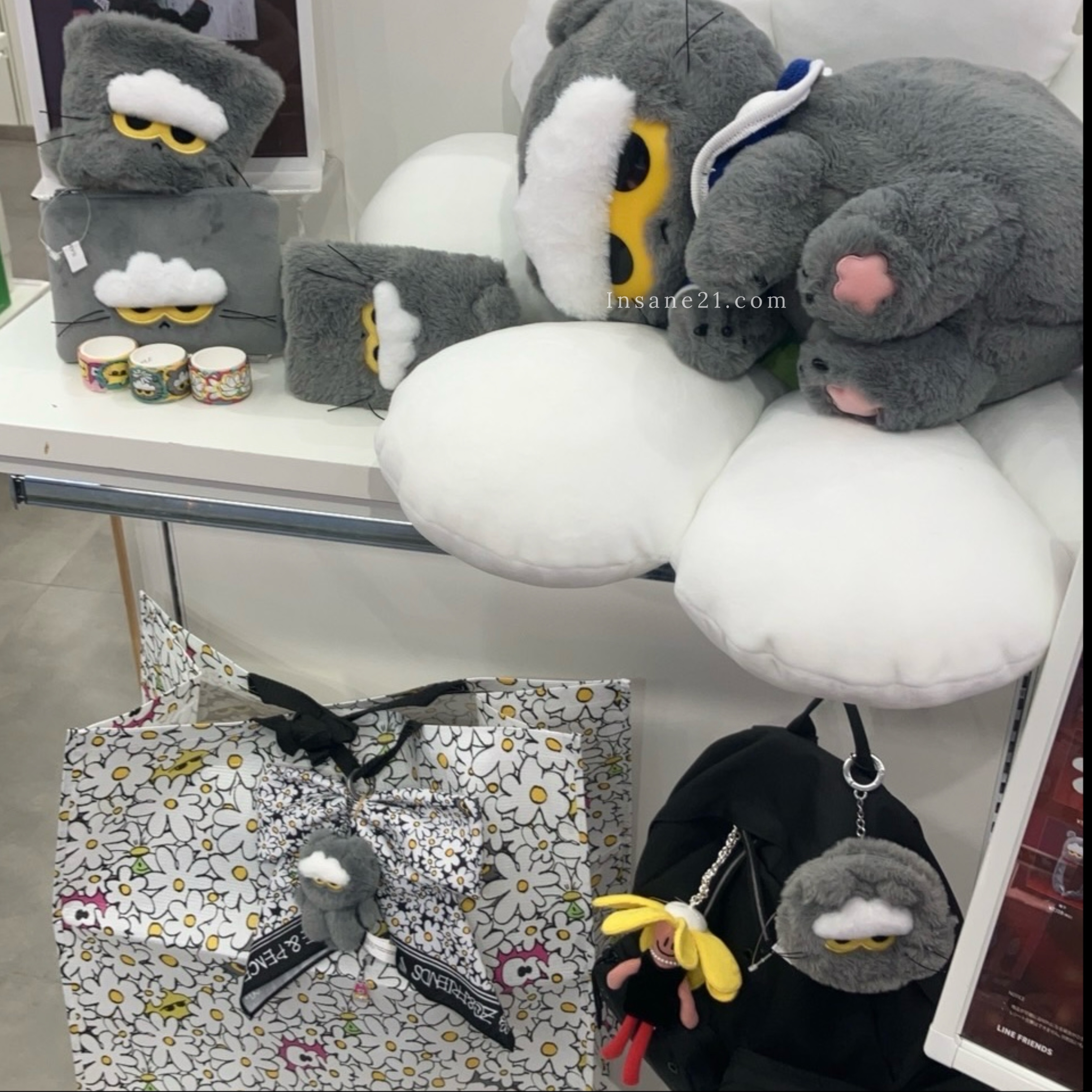 G-DRAGON 權志龍 ZO&FRIENDS 灰貓咪 週邊商品 吊飾/玩偶