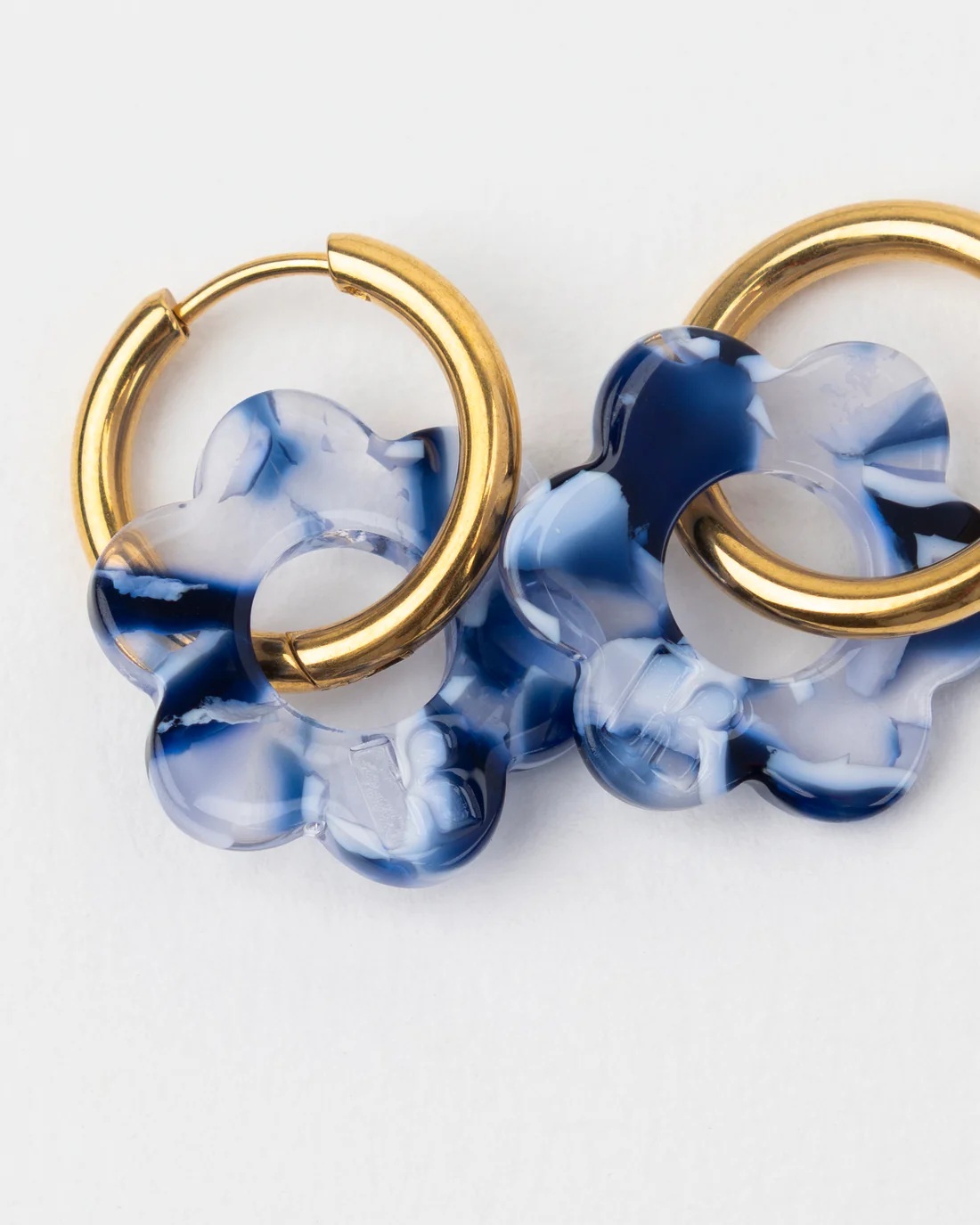 Kurage Ginza Earrings BABY FLEURETTE - Ocean