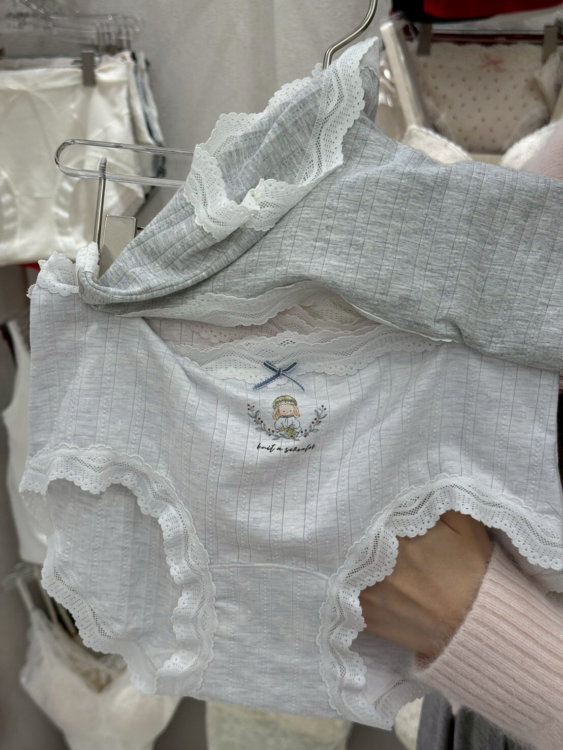 FL5563 可愛小兔小熊內褲 5條套裝 *特價* (優惠碼同充值購物金不適用)