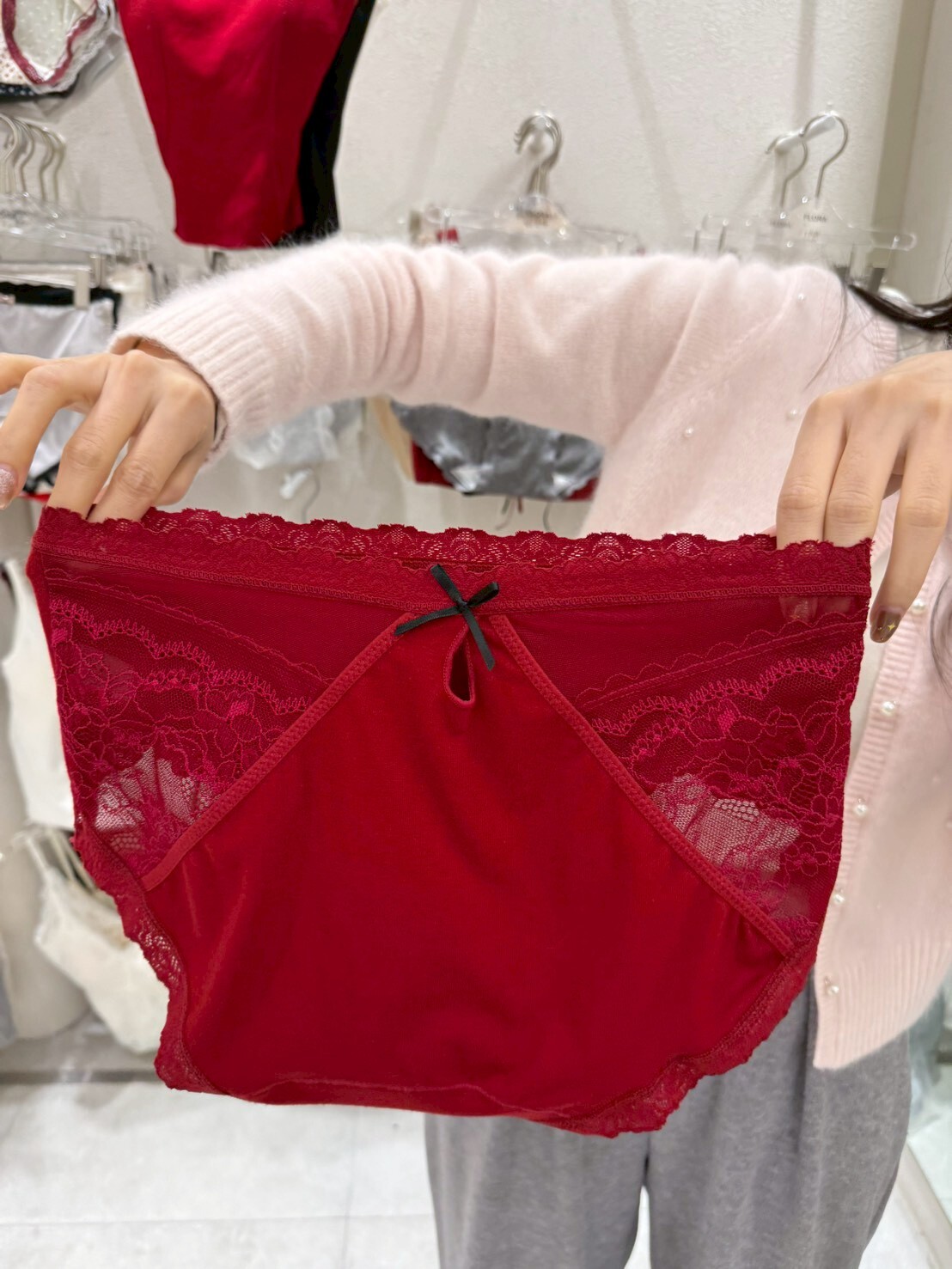 FL5565 蕾絲雲朵邊內褲 3條套裝 *特價* (優惠碼同充值購物金不適用)