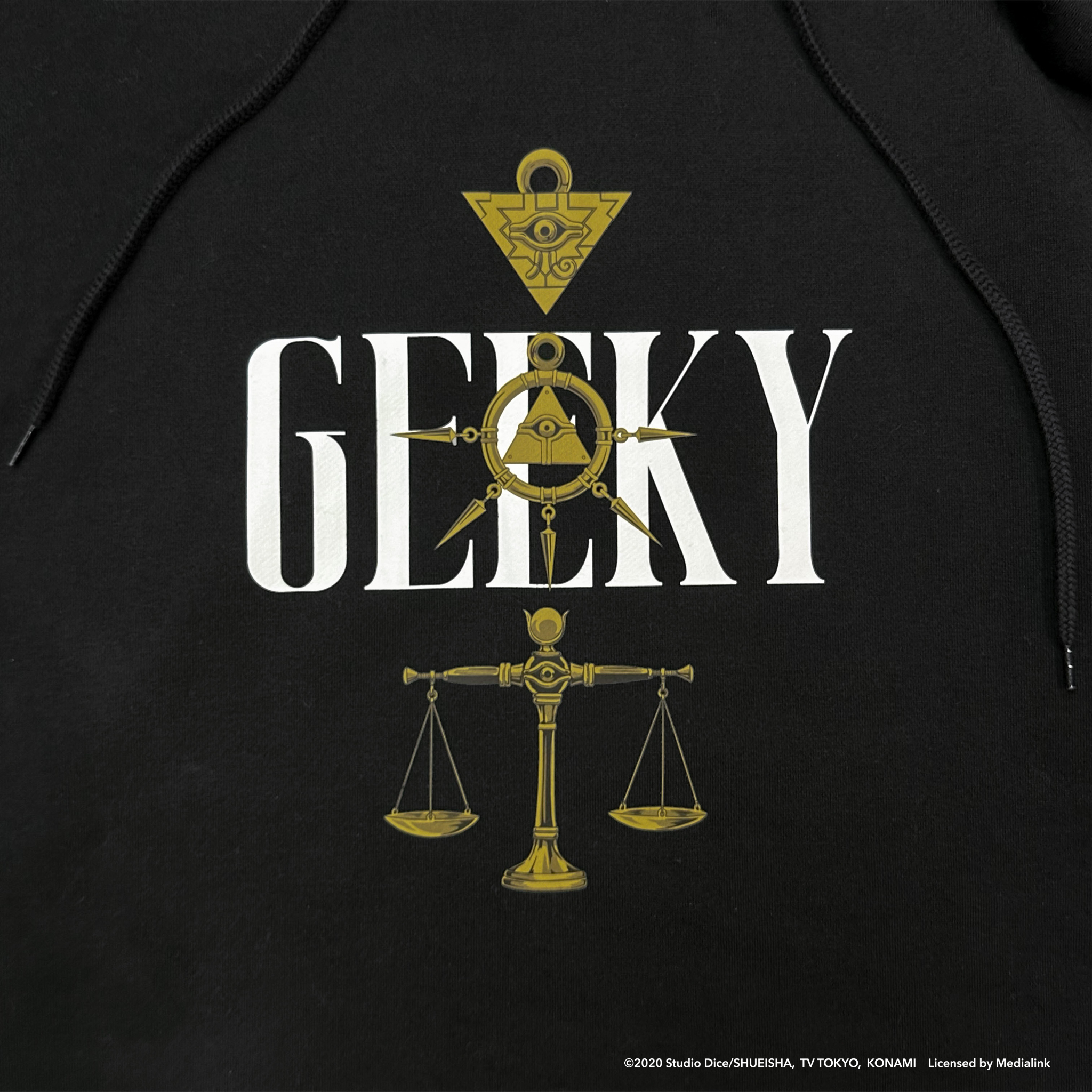 GEEKY x 遊戲王千年法器帽T-黑