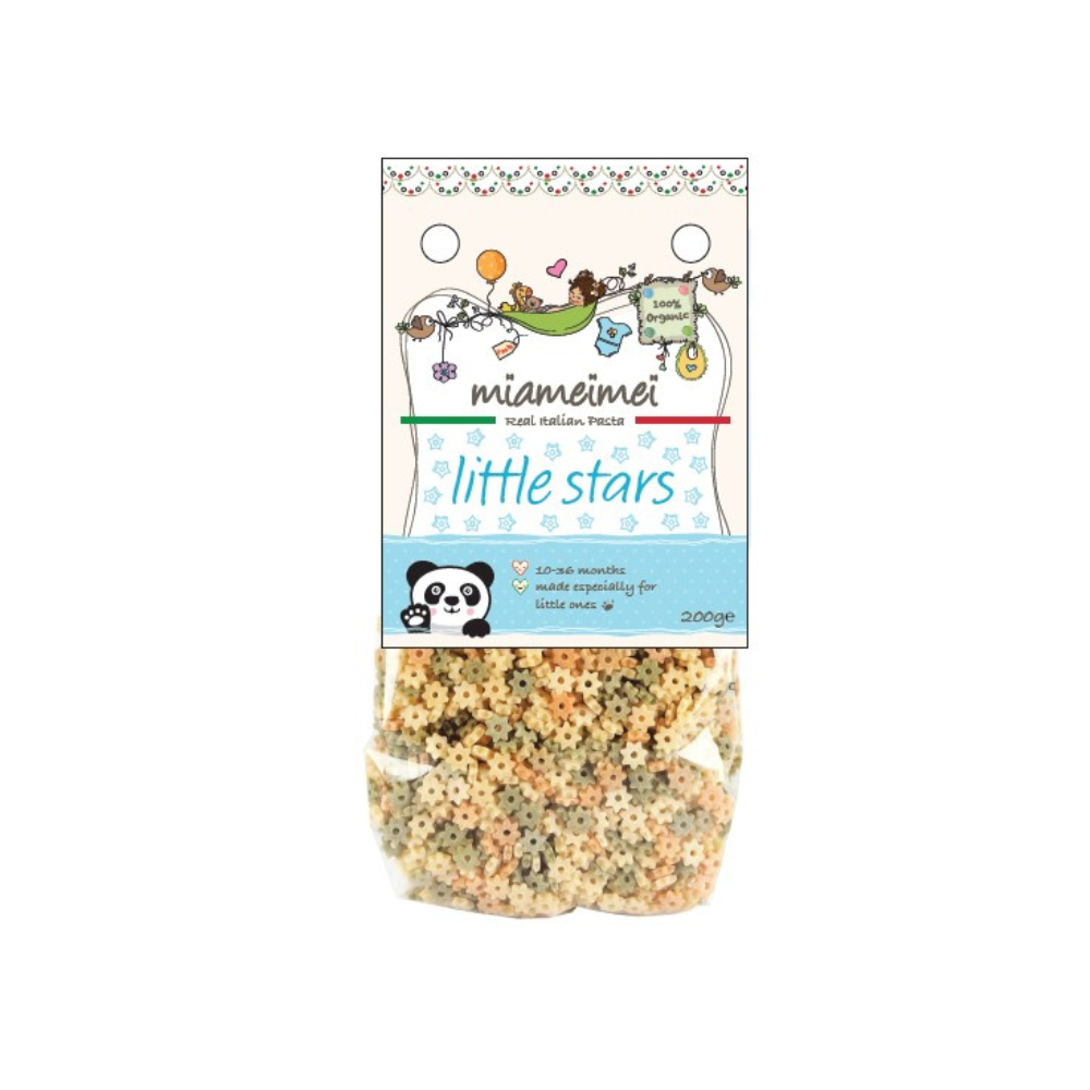 Miameimei Organic 幼兒迷你星星意粉 10個月以上 (250g) (92013)