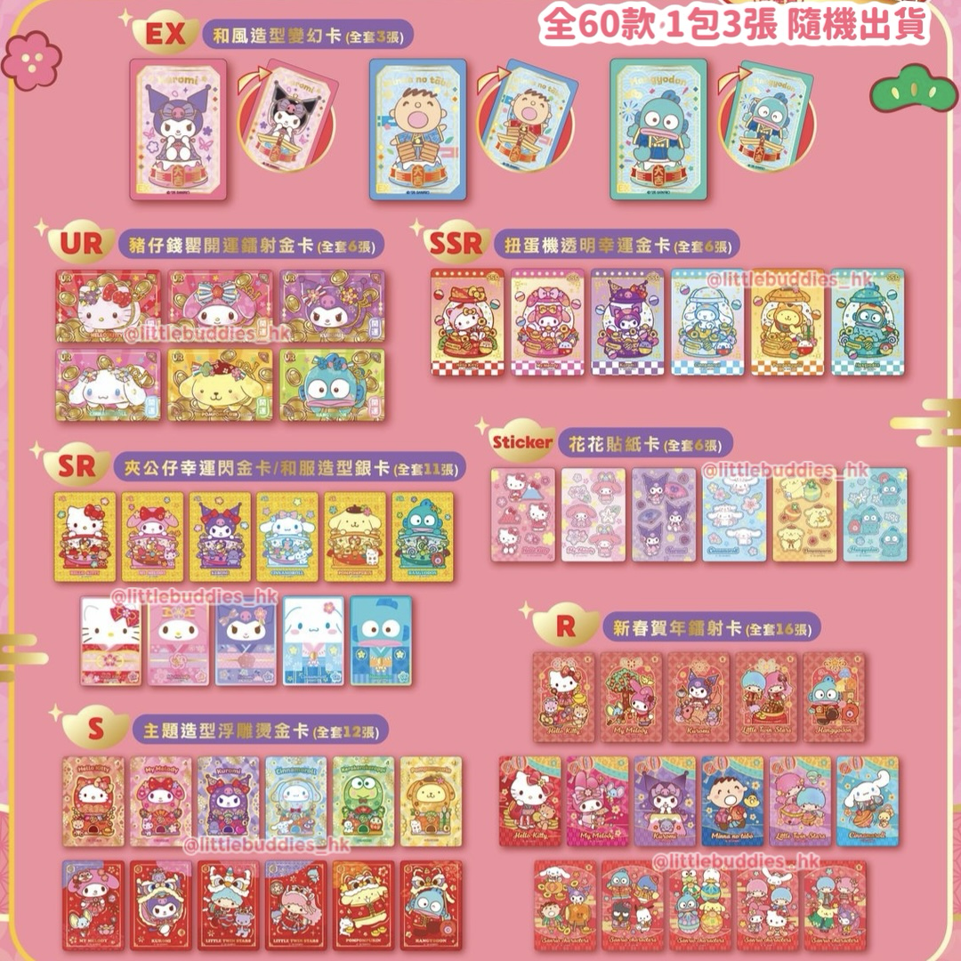 Sanrio 2026賀年系列 - 新春開運卡包盲盒 第2彈