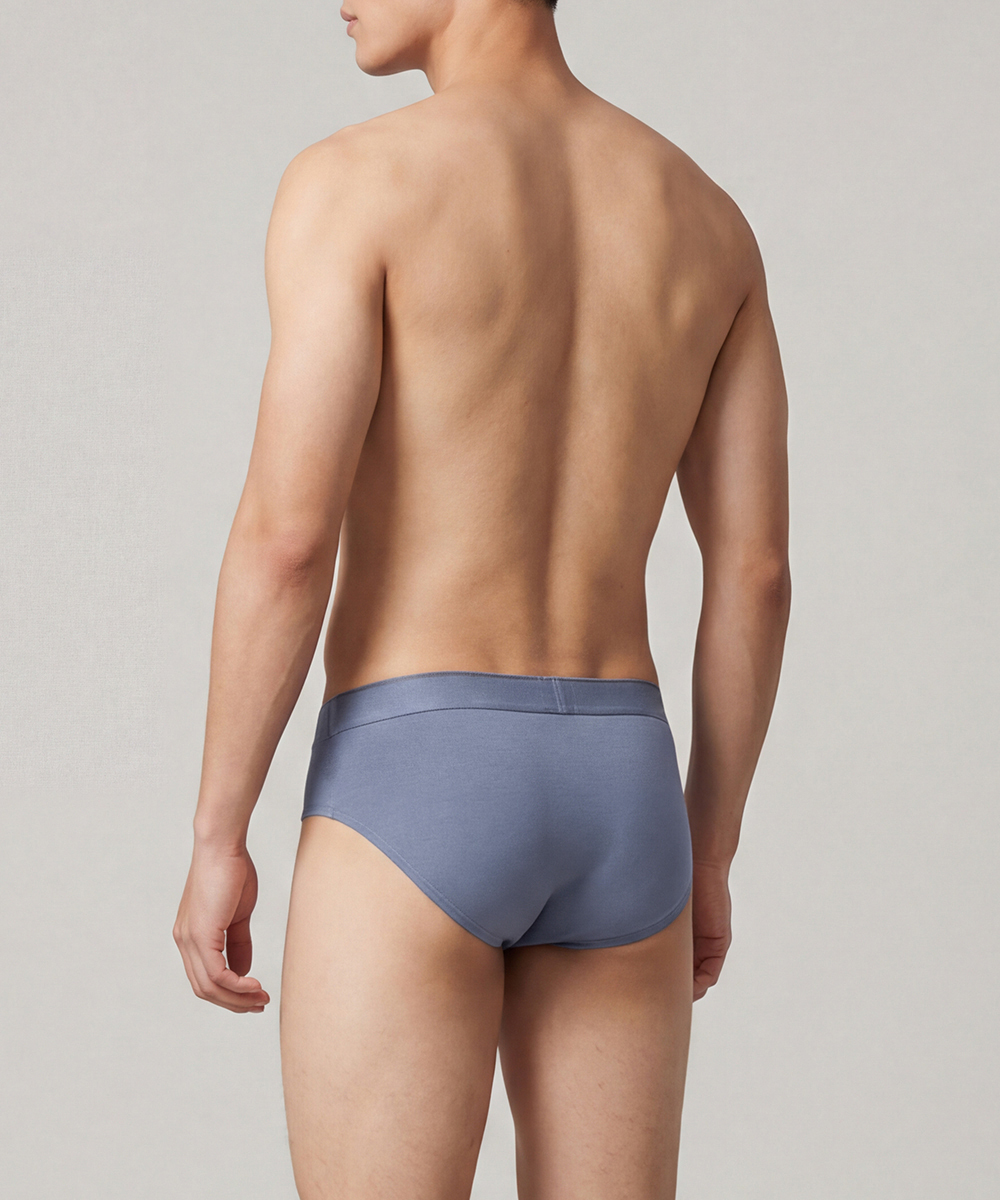 新時尚木纖 男中腰三角褲 HE4351C