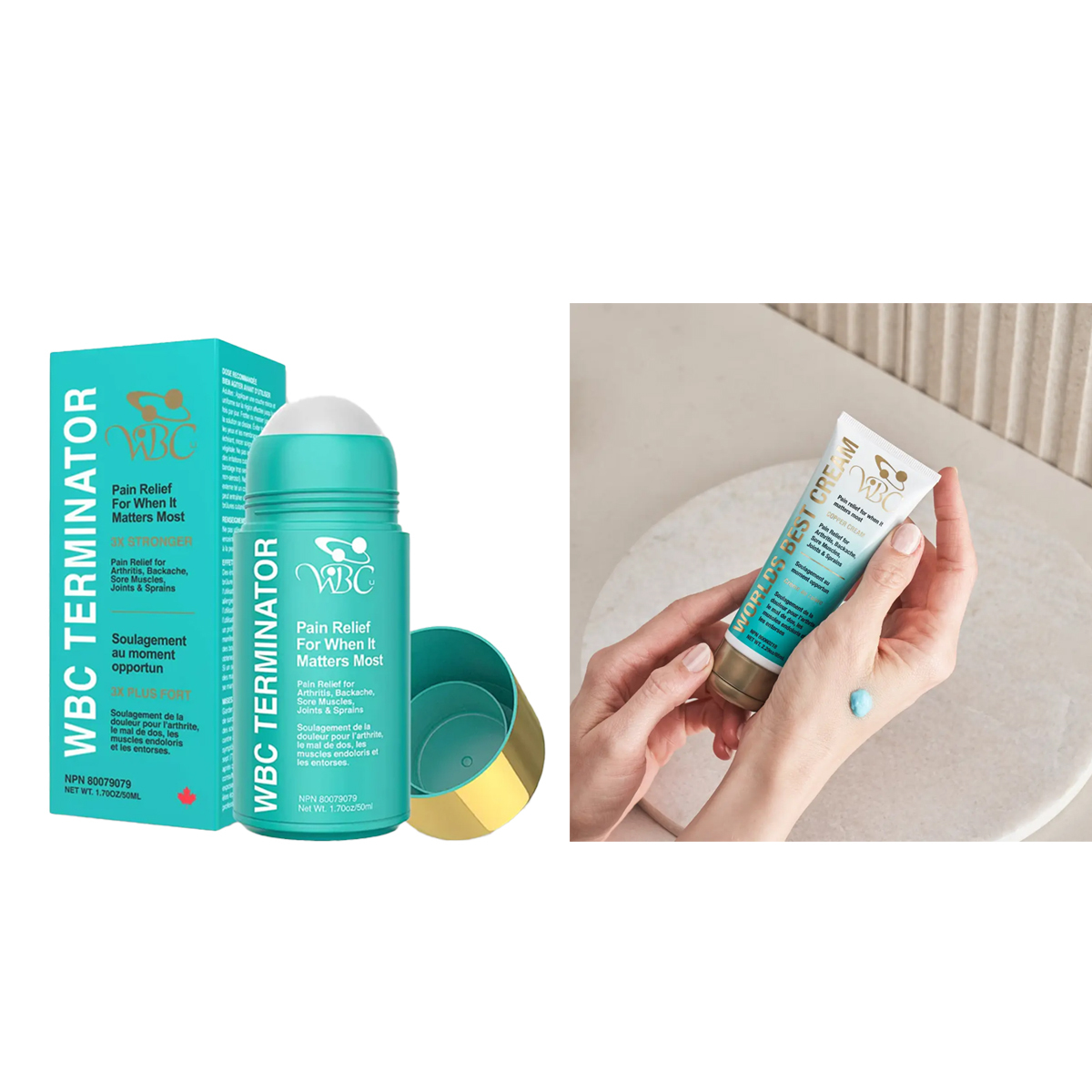 C4 WBC 世一止痛最佳組合【世一止痛寶 + 世一止痛露 】