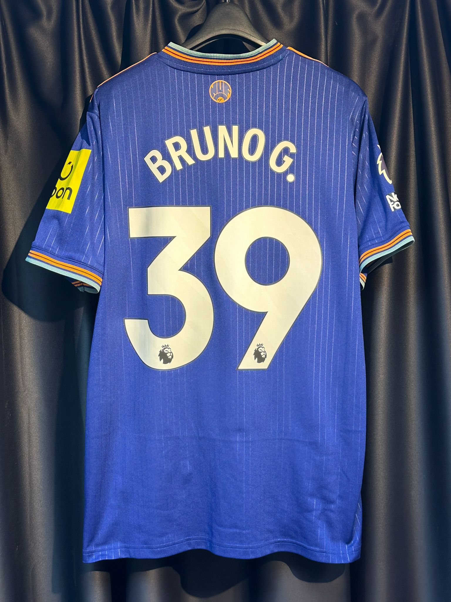 25/26 NEWCASTLE UTD 3RD REPLICA SHIRT #39 BRUNO G. (USED 9/10)